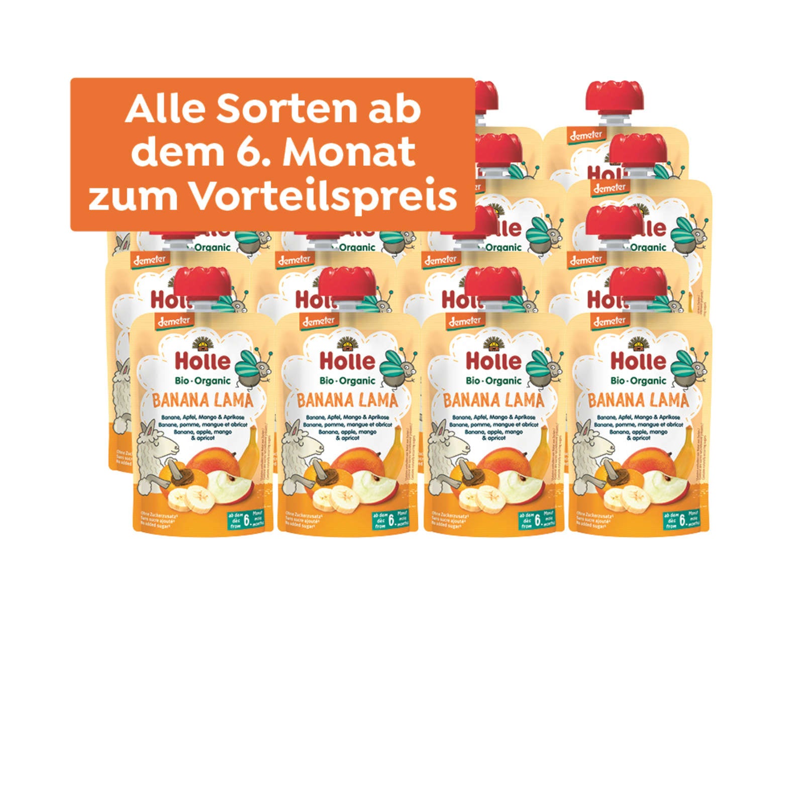 Demeter Pouchy ab dem 6. Monat (12x100g)