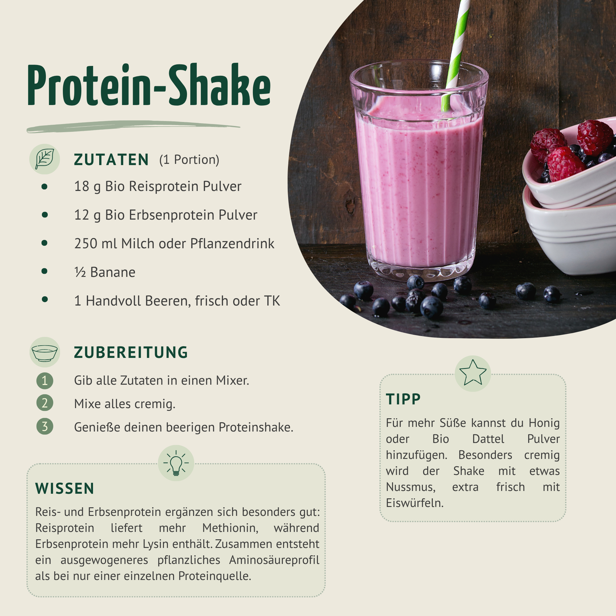 Bio Reisprotein Pulver (250g)