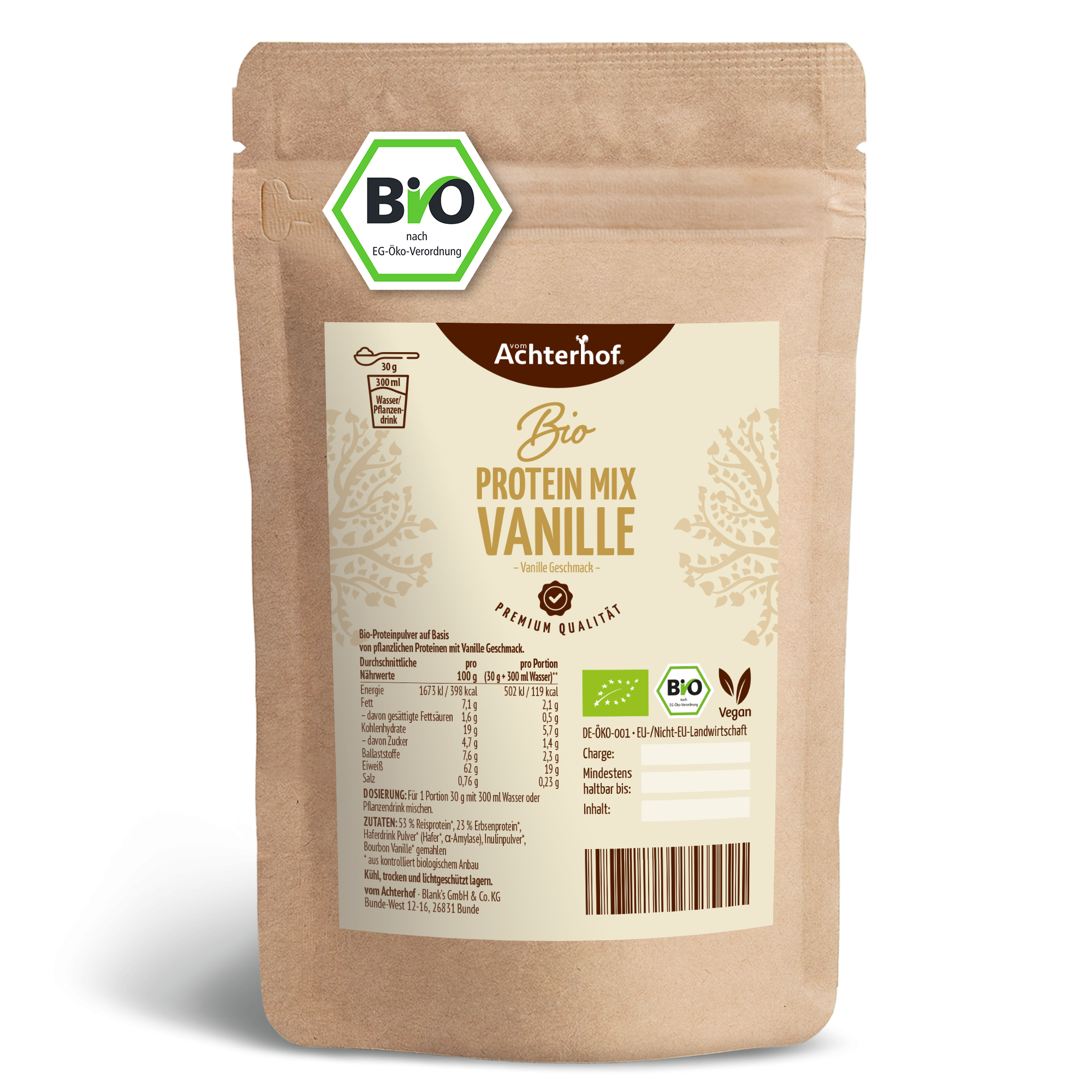 Bio Protein Mix Vanille (500g)