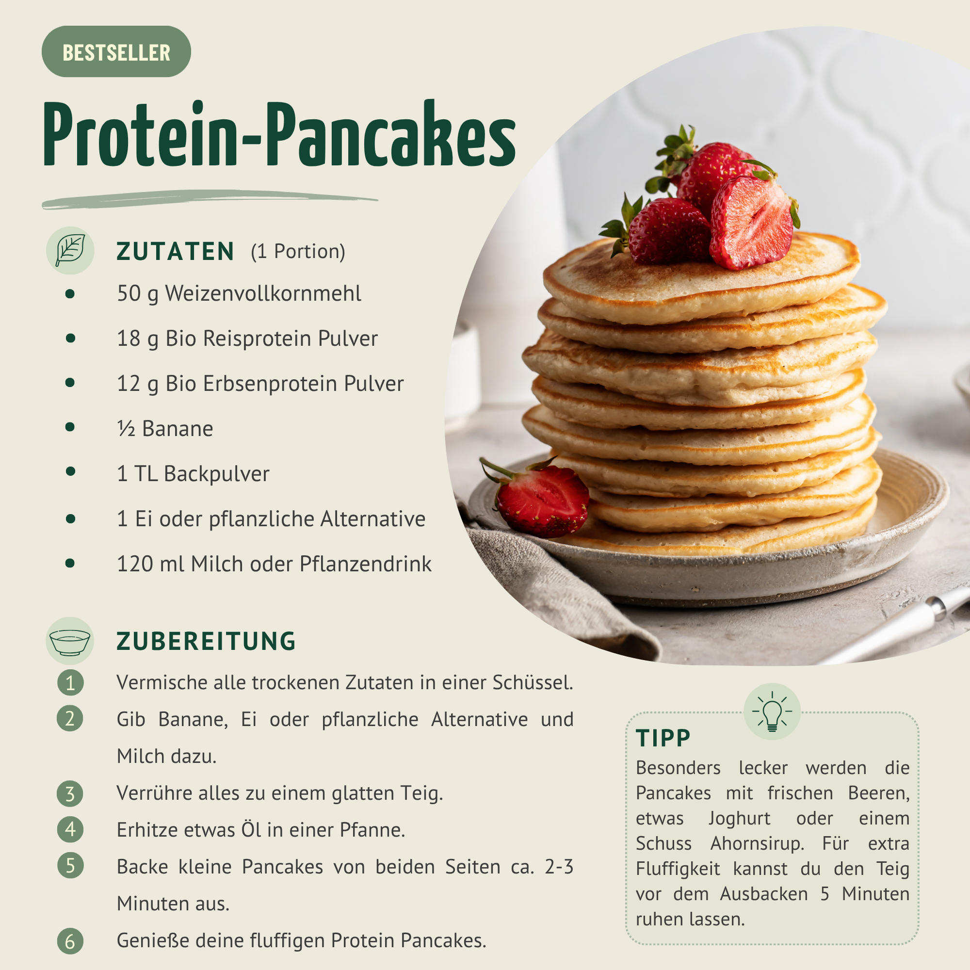 Bio Reisprotein Pulver (500g)