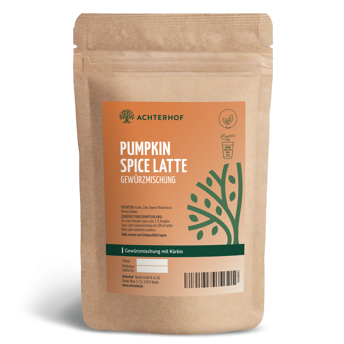 Pumpkin Spice Latte Gewürzmischung (100g)