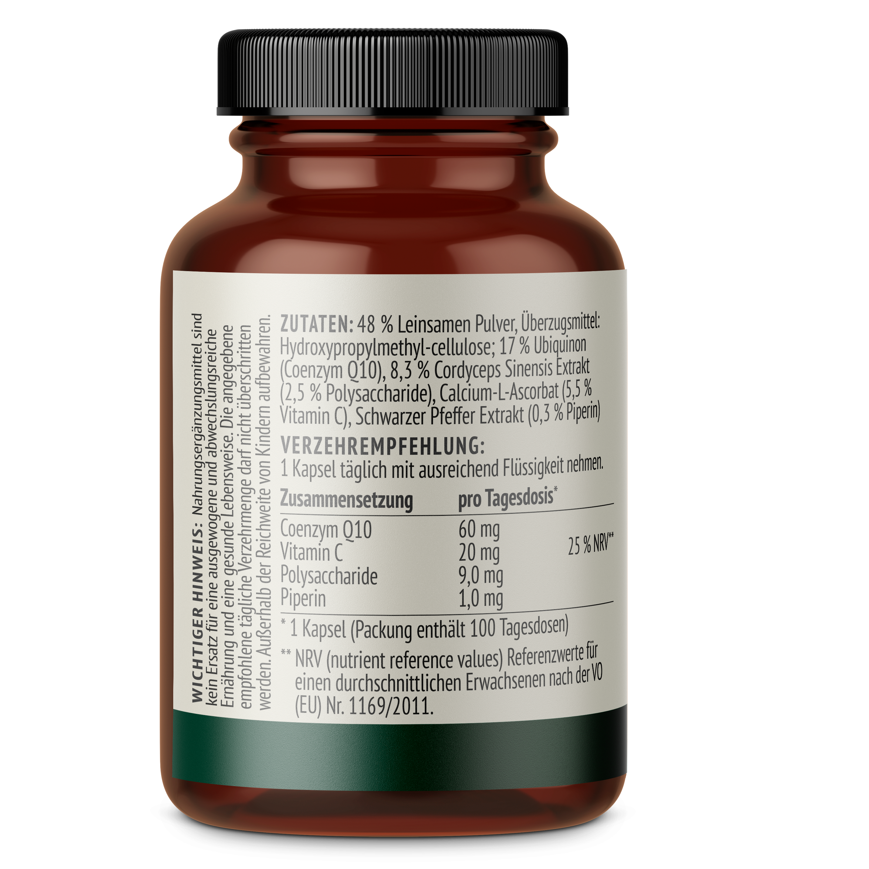 Coenzym Q10 Cordyceps (100 Kapseln)