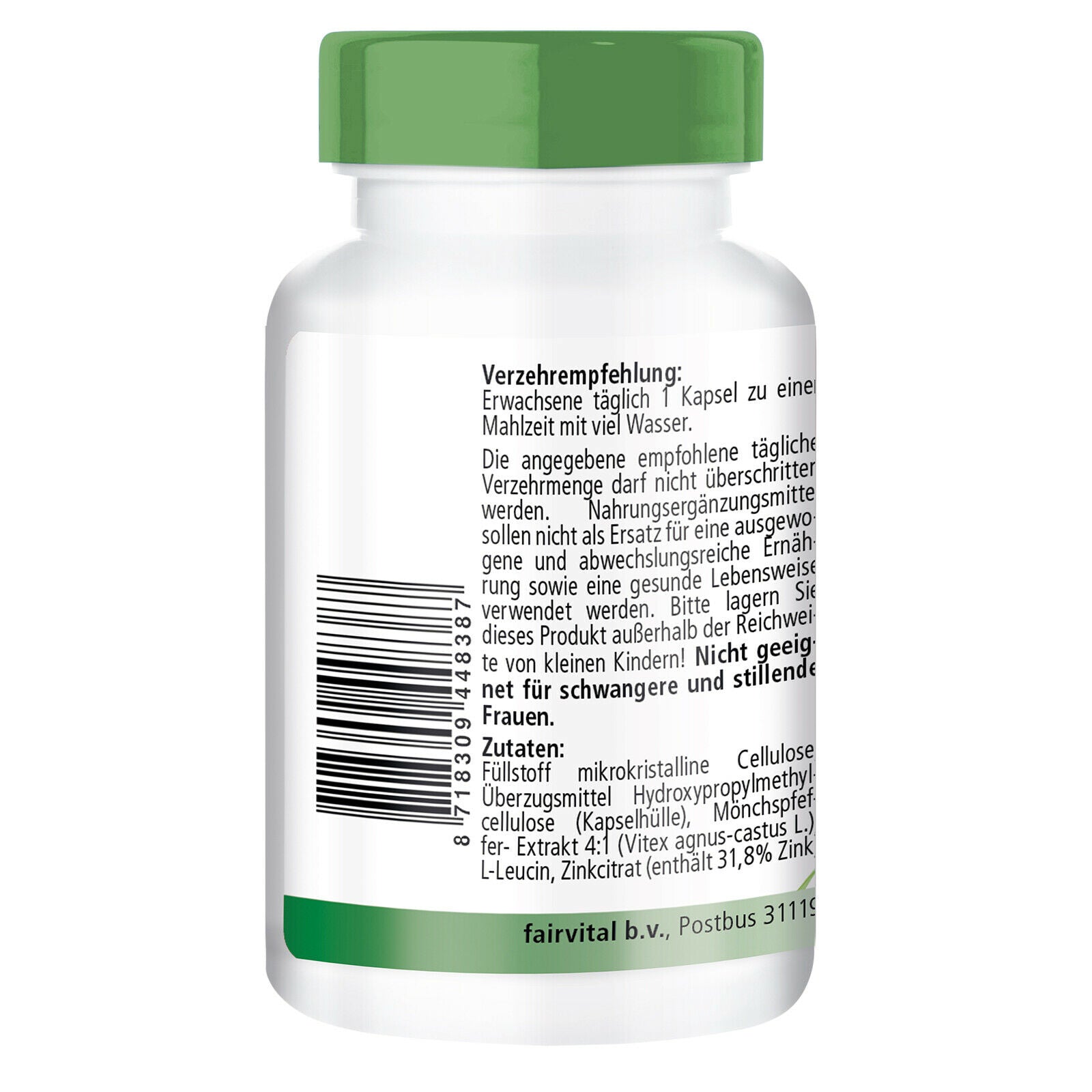 Mönchspfeffer 200mg mit Zink (90 Kapseln)