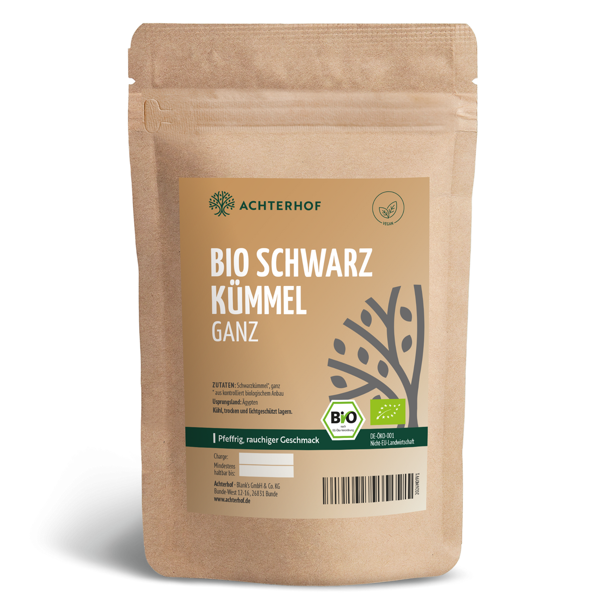 Schwarzkümmel ganz Bio (250g)