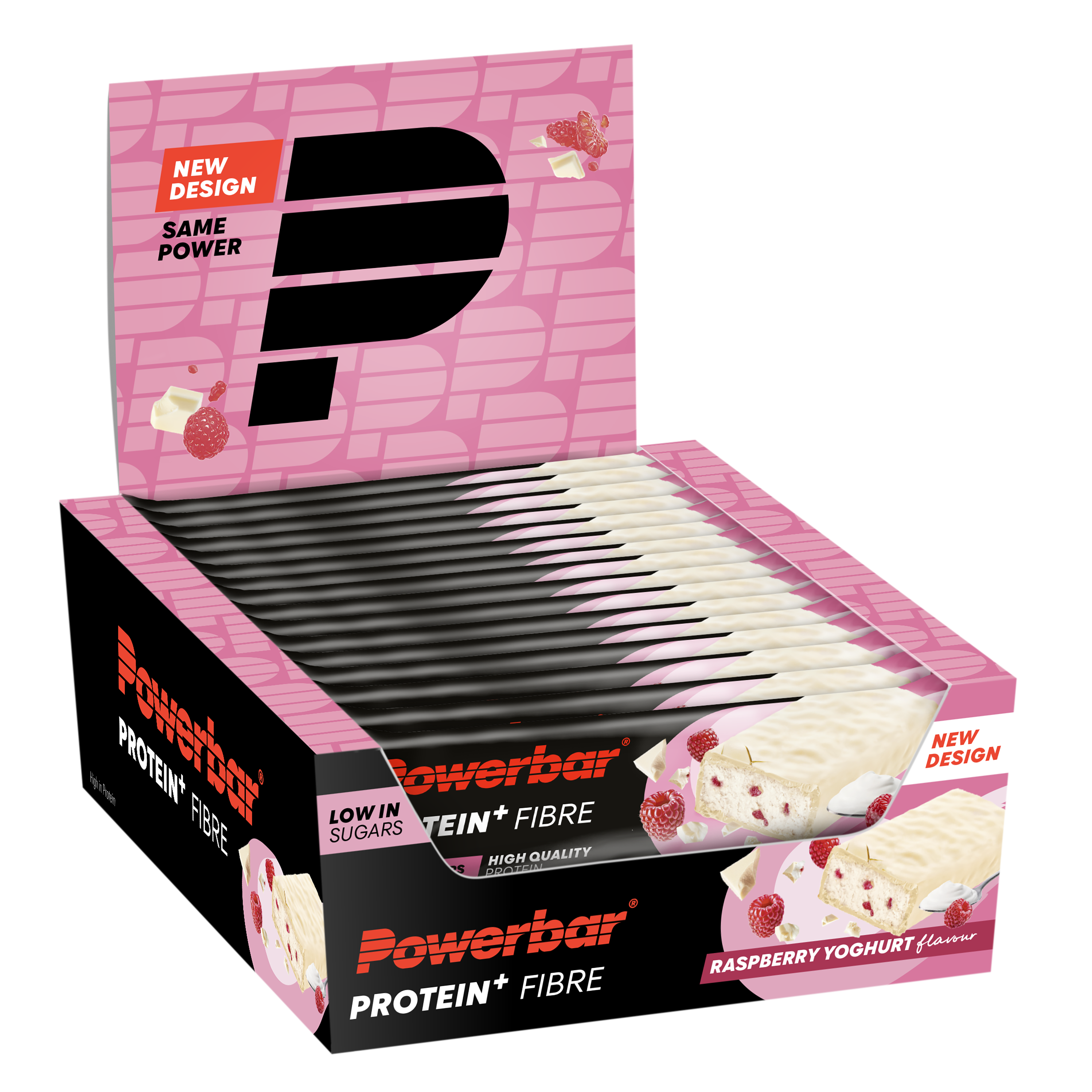 Protein+ Fibre Bar Raspberry Yoghurt (16x35g)