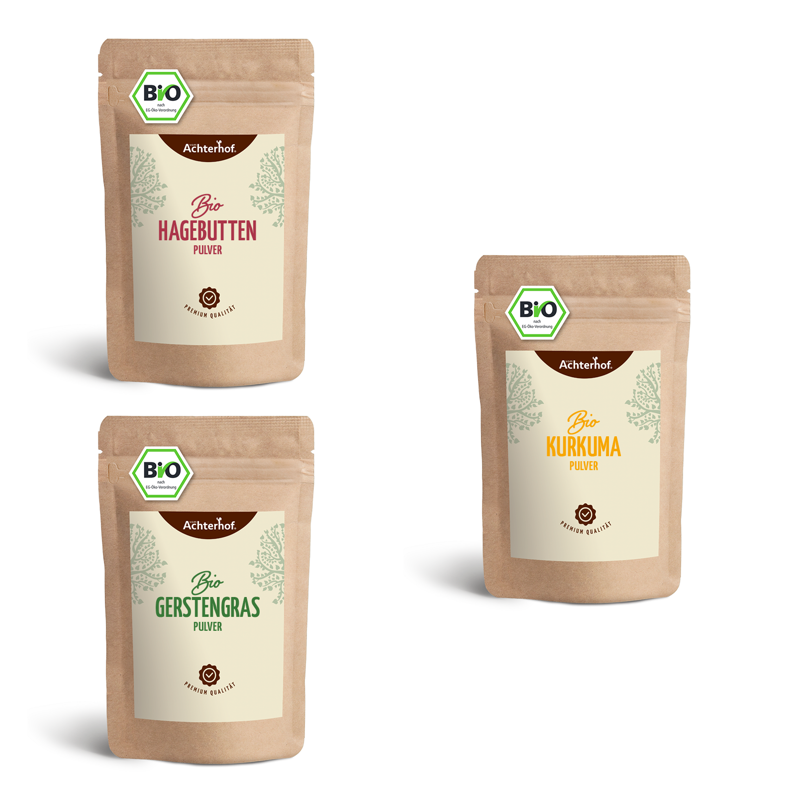 Goldene Milch Mischung 3er Bio Set – Maxi