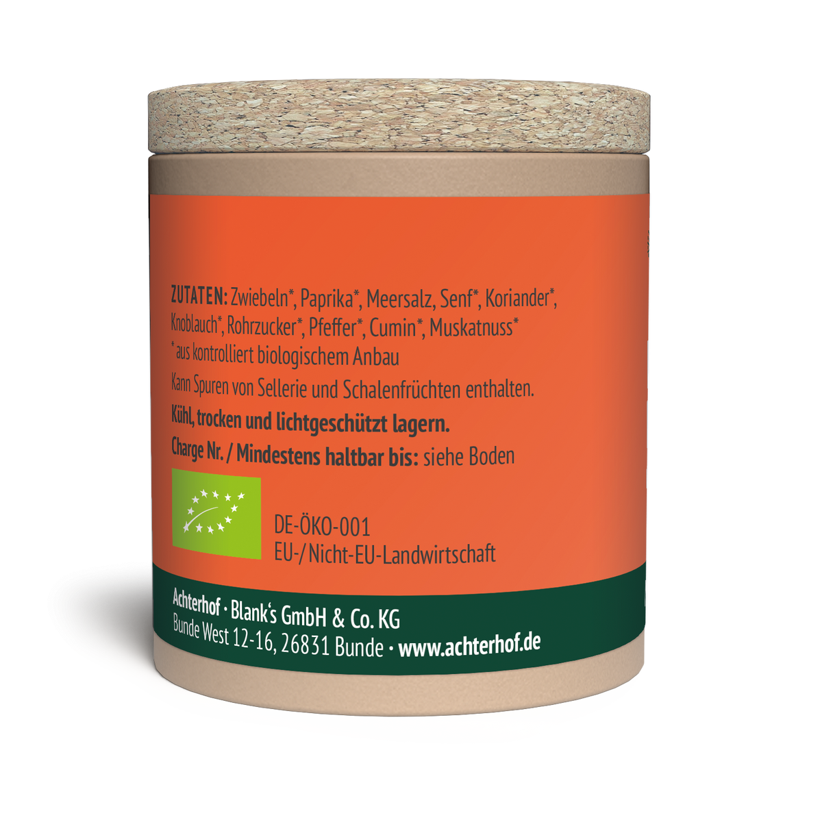Spicy BBQ Rub Gewürzzubereitung Bio (54g)