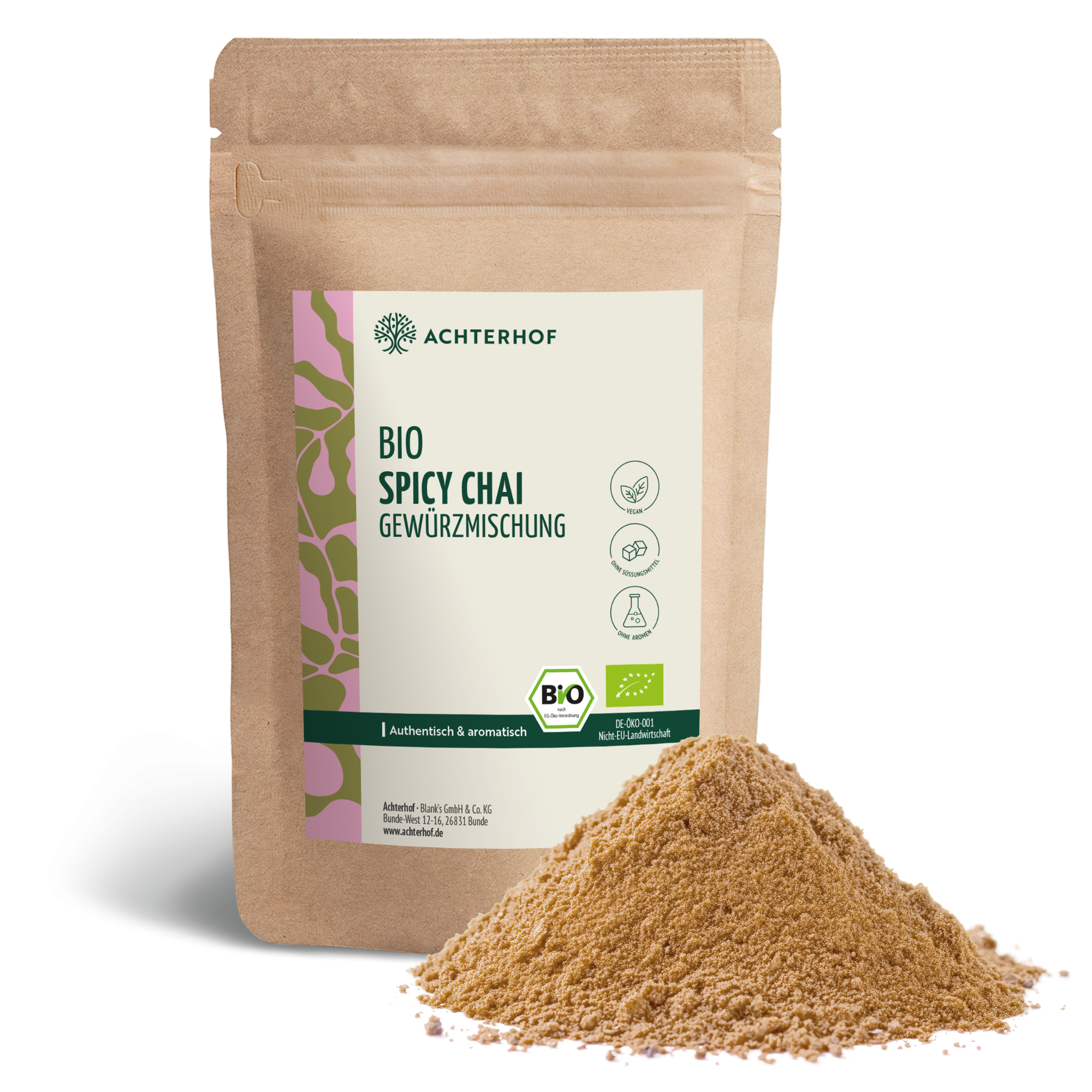 Bio Chai Spice Gewürzmischung – zuckerfrei (250g)