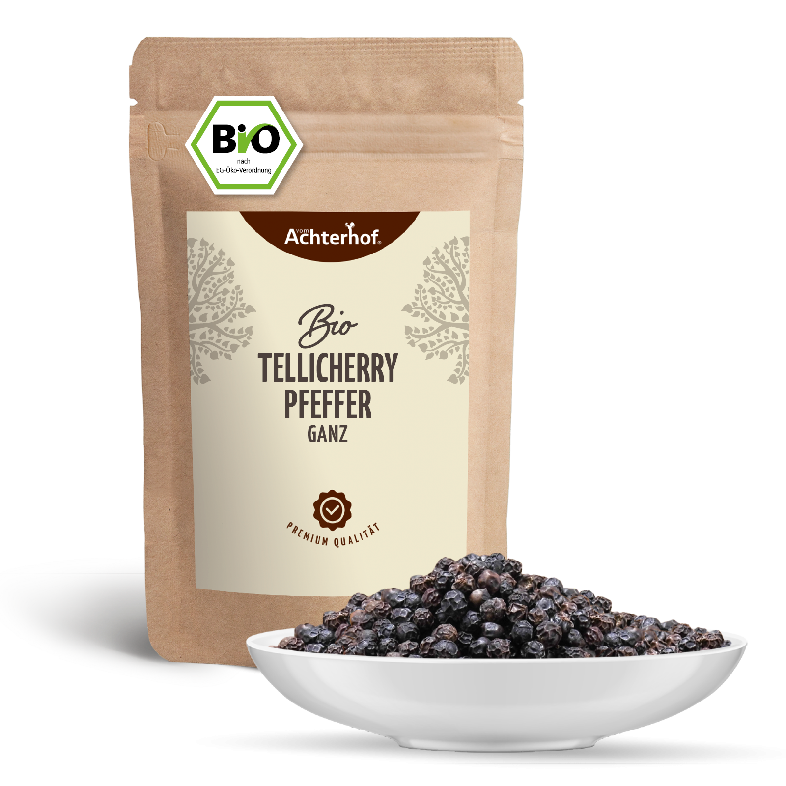 Tellicherry Pfeffer ganz Bio (250g)
