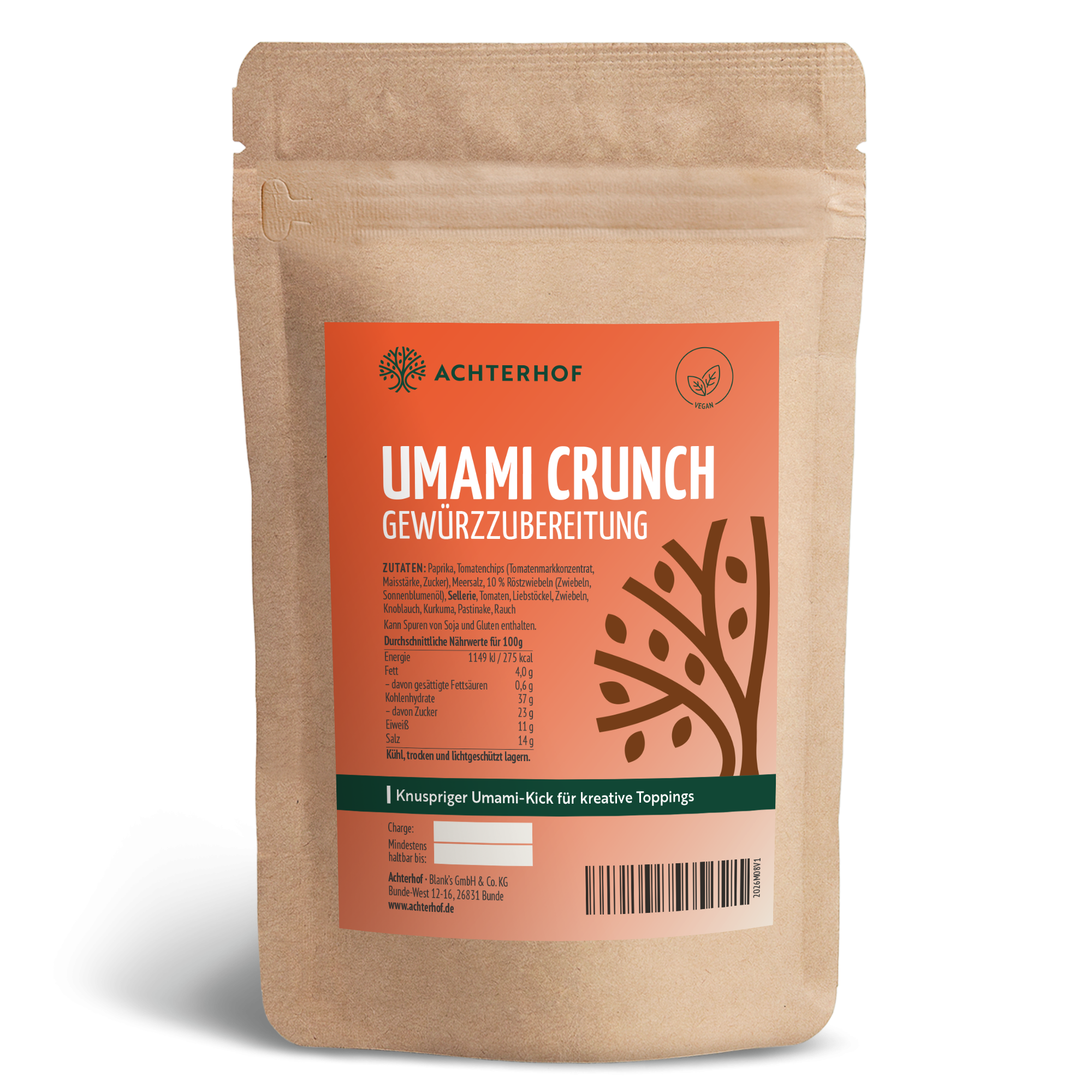 Umami Crunch Gewürzzubereitung (100g)