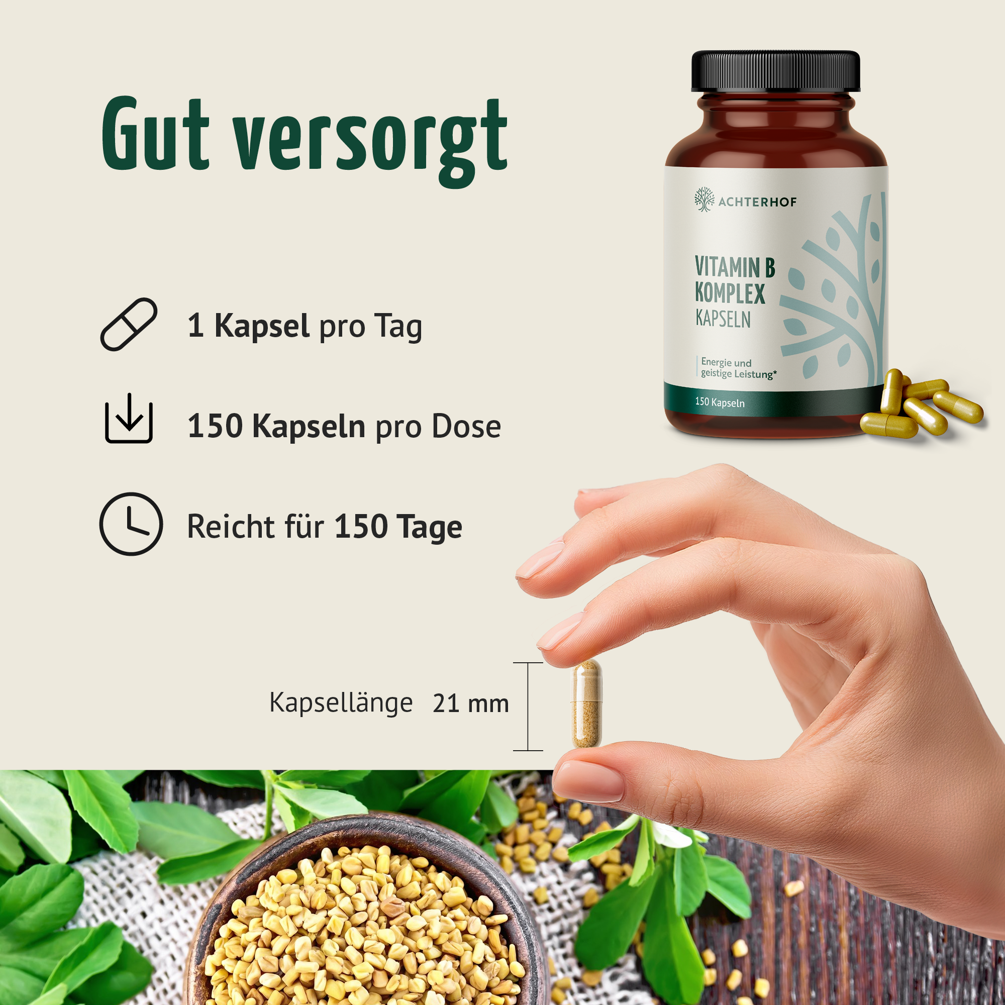 Vitamin B Komplex (150 Kapseln)