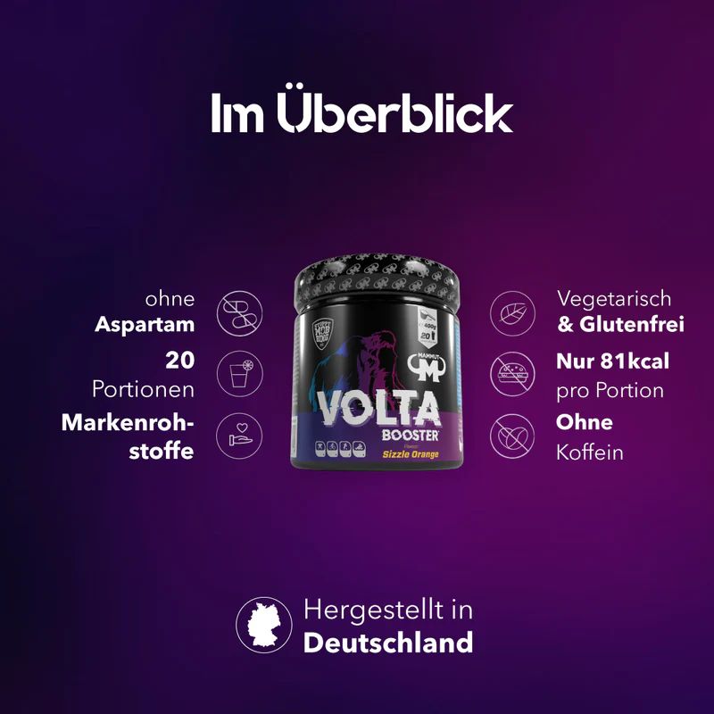 Volta Pre-Workout Booster Sizzle Orange (400g)