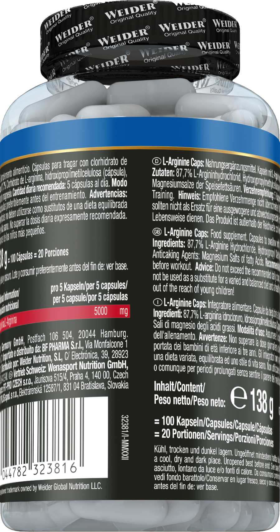 L-Arginine (100 Kapseln)