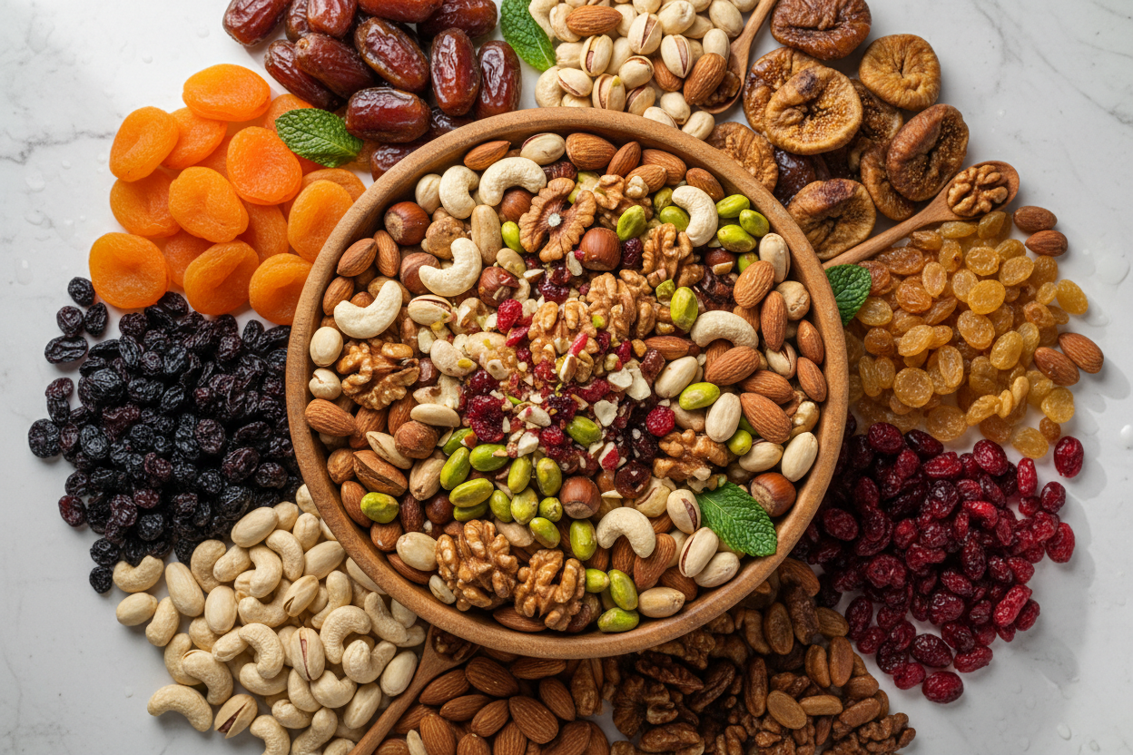 Früchte, Nüsse & Kerne