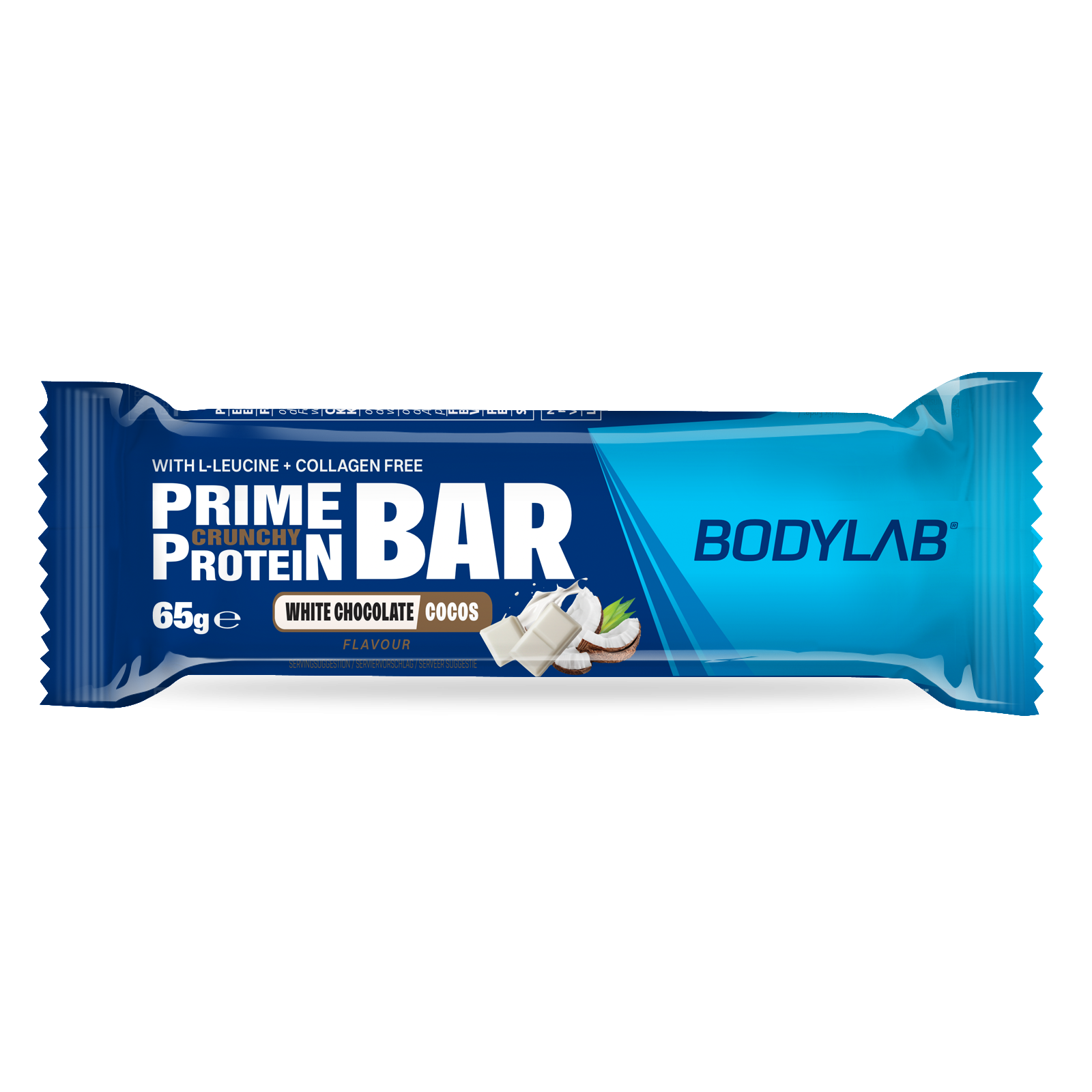 Prime Crunchy Protein Bar (12x65g) White Chocolate & Coconut
