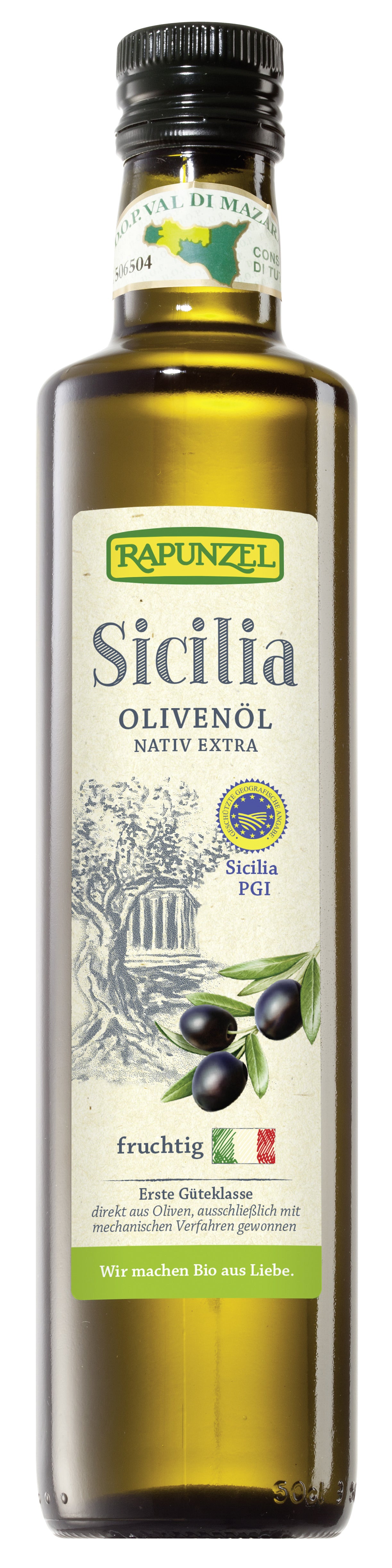 Olivenöl Sicilia P.G.I nativ extra (500ml)