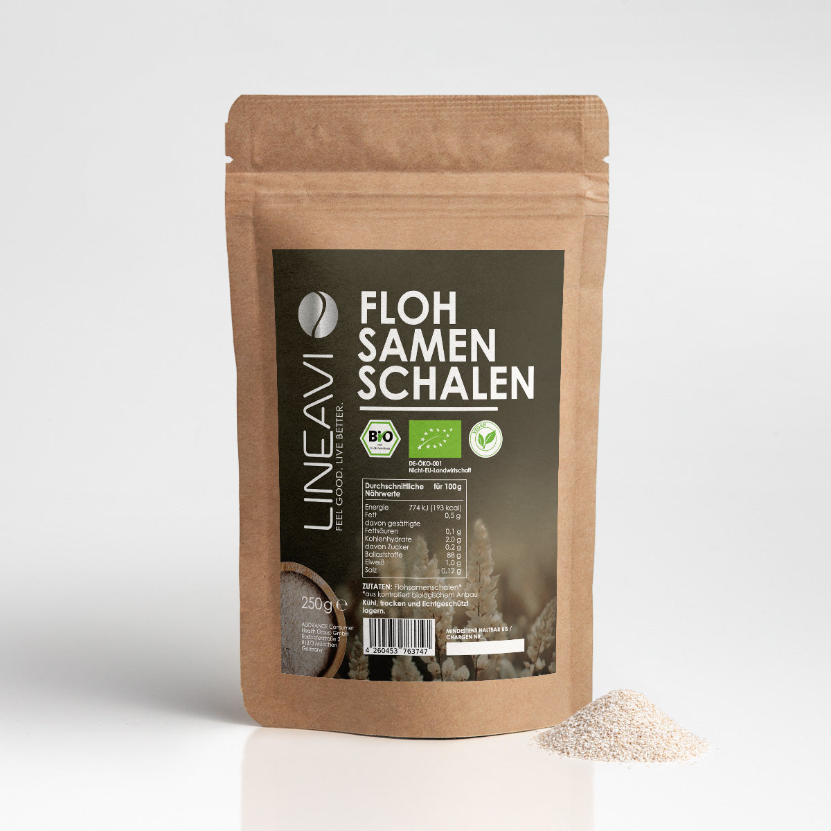Bio Flohsamenschalen (250g)