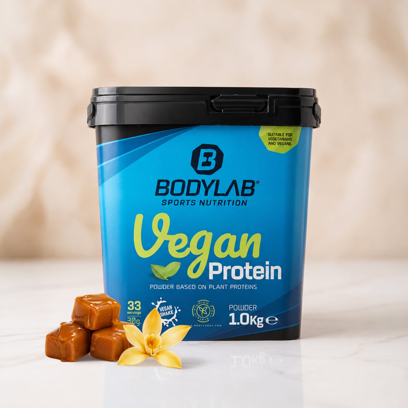 Vegan Protein (1000g) Vanille-Karamell