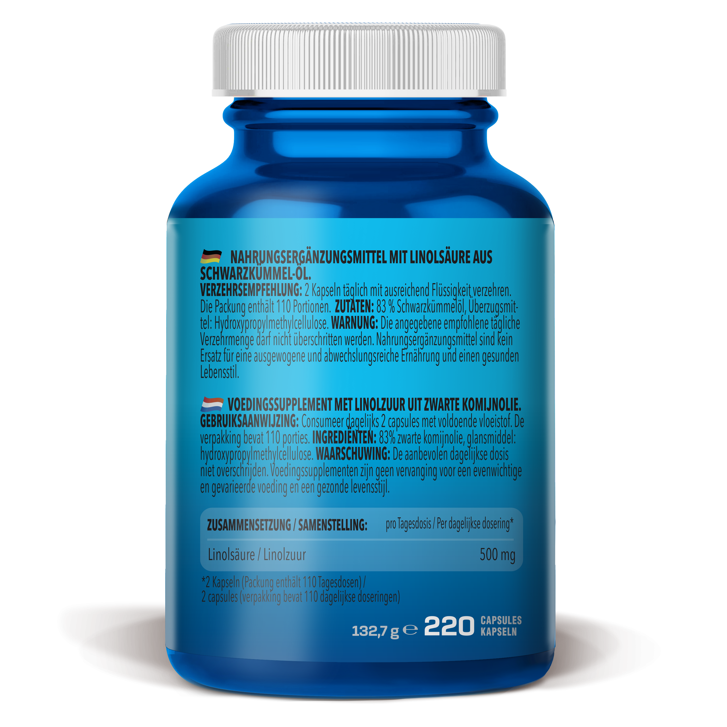 Schwarzkümmel Öl / Black Cumin Oil (220 Kapseln)