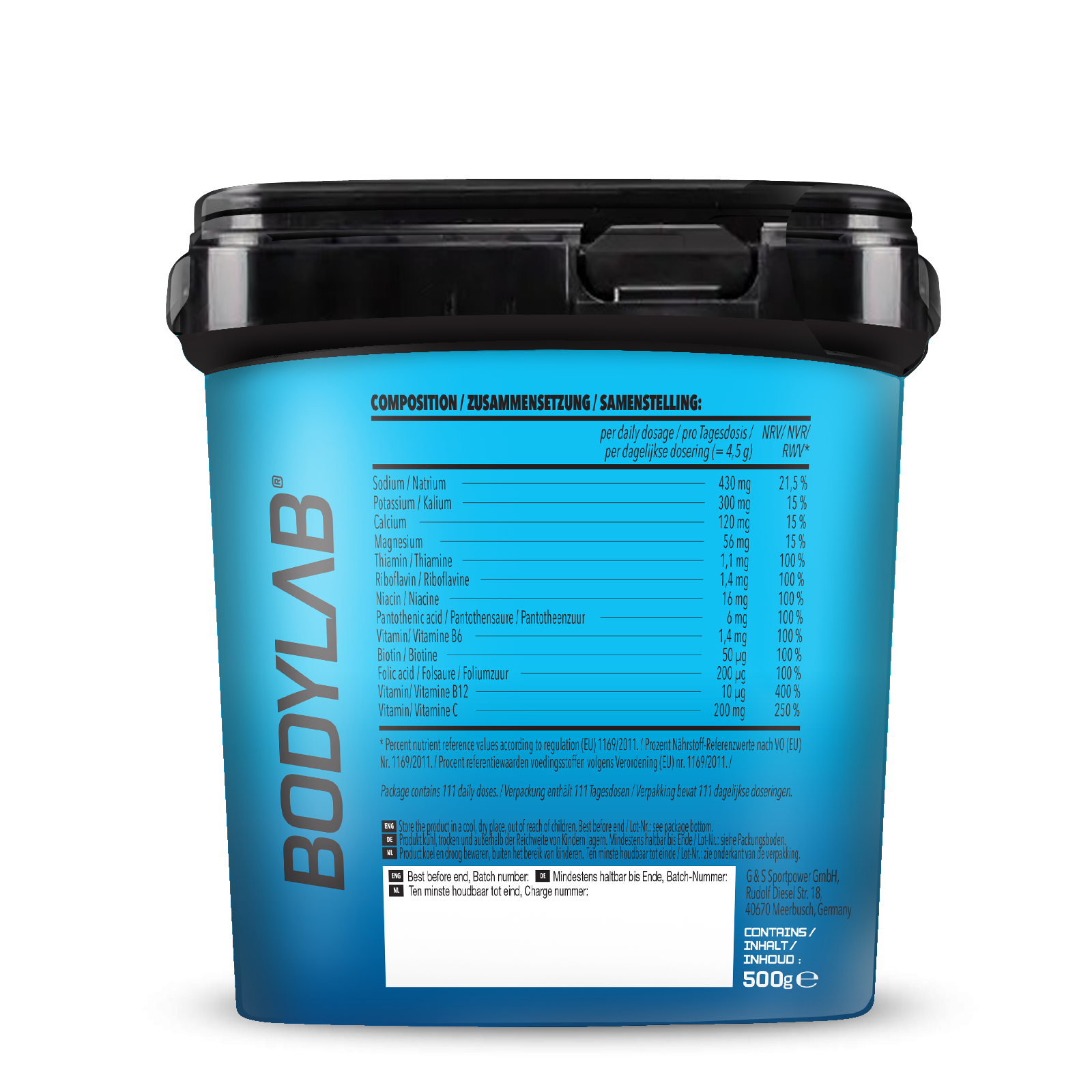 Electrolyte Powder (500g) - Orange Flavouring