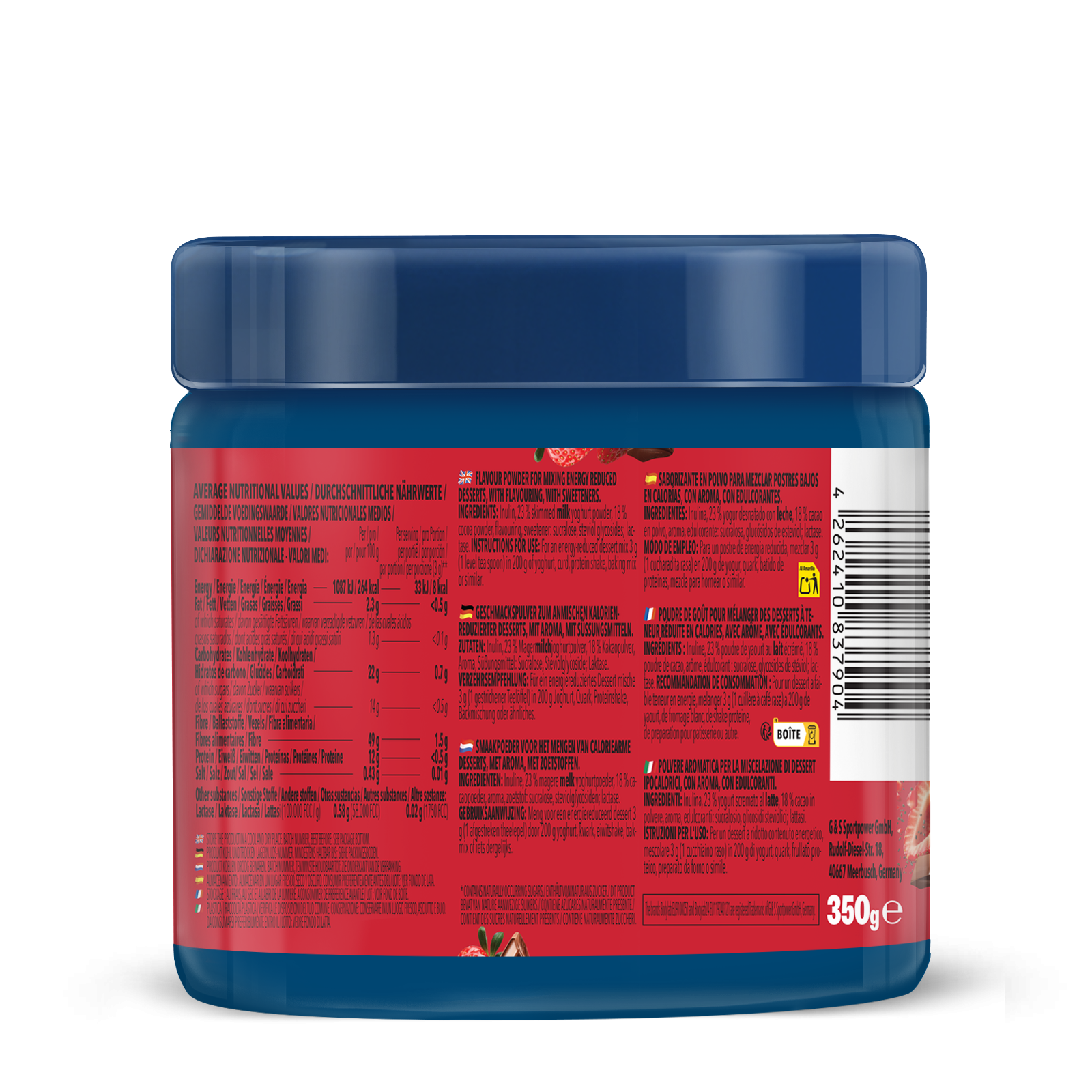 Flavour Powder (350g) Strawberry Chocolate