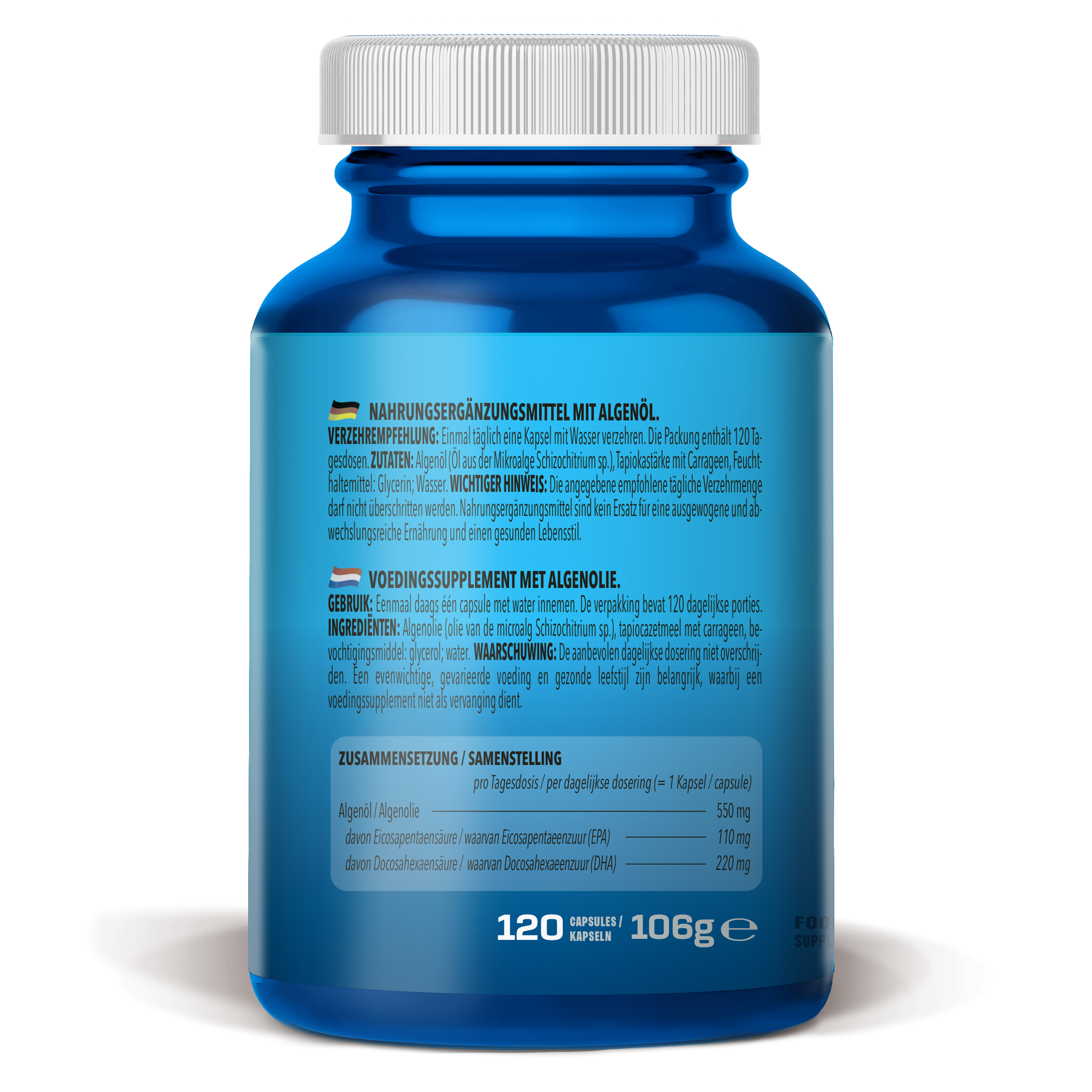 3 x Vegan Omega 3 (120 Kapseln)
