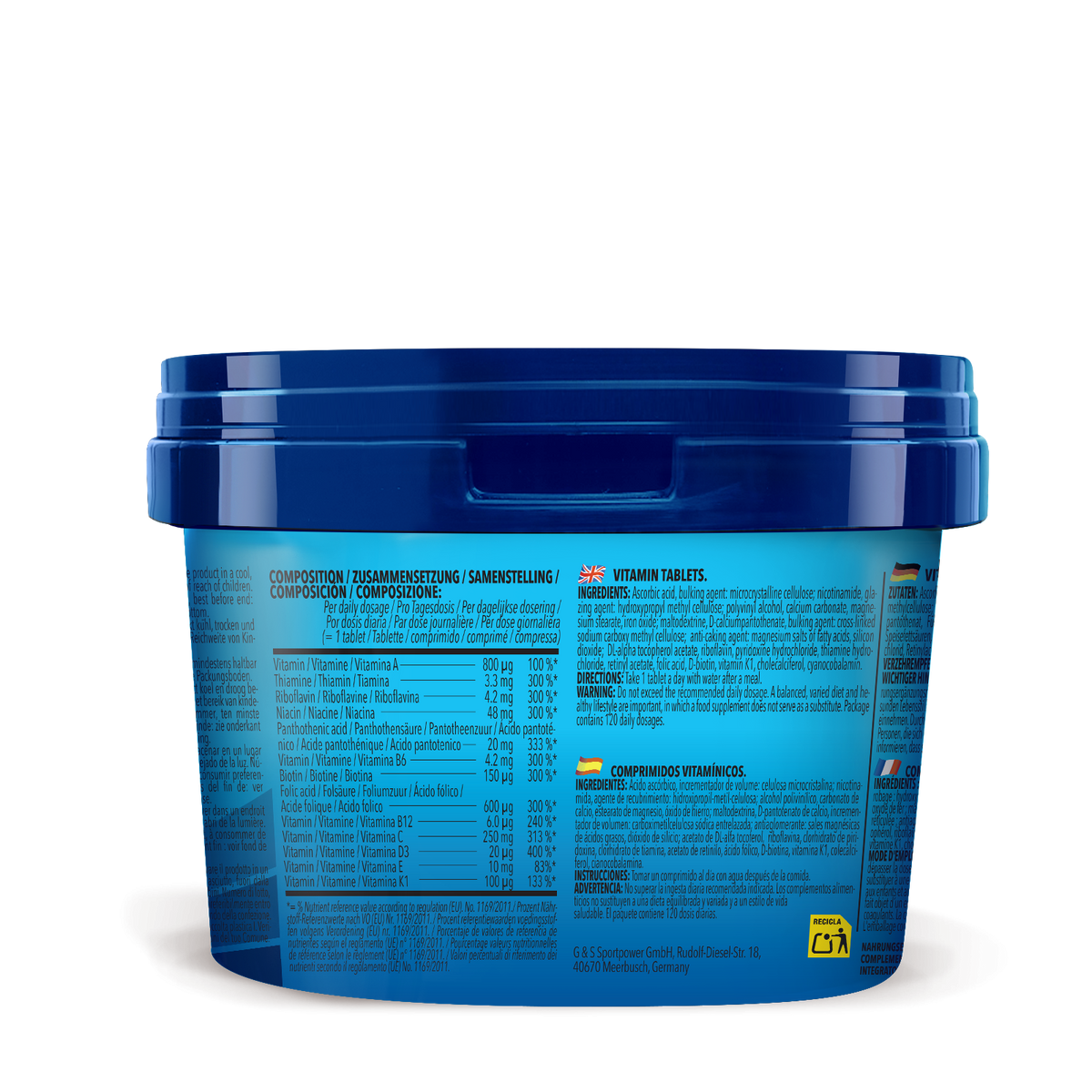 4 x Vitamin A-Z (je 120 Tabletten)