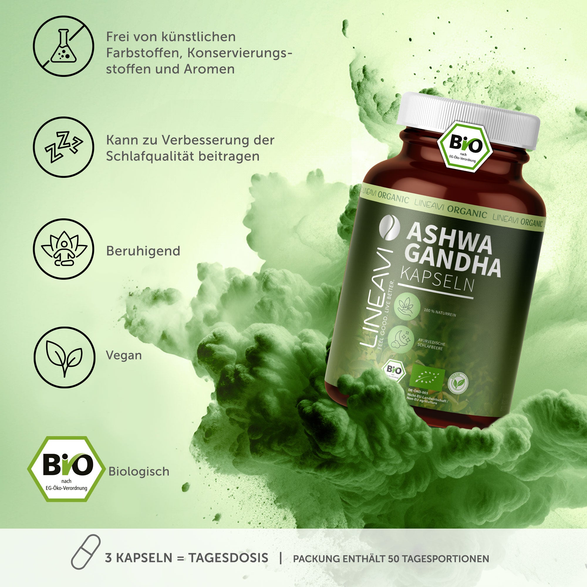 Ashwagandhapulver bio (1000g)