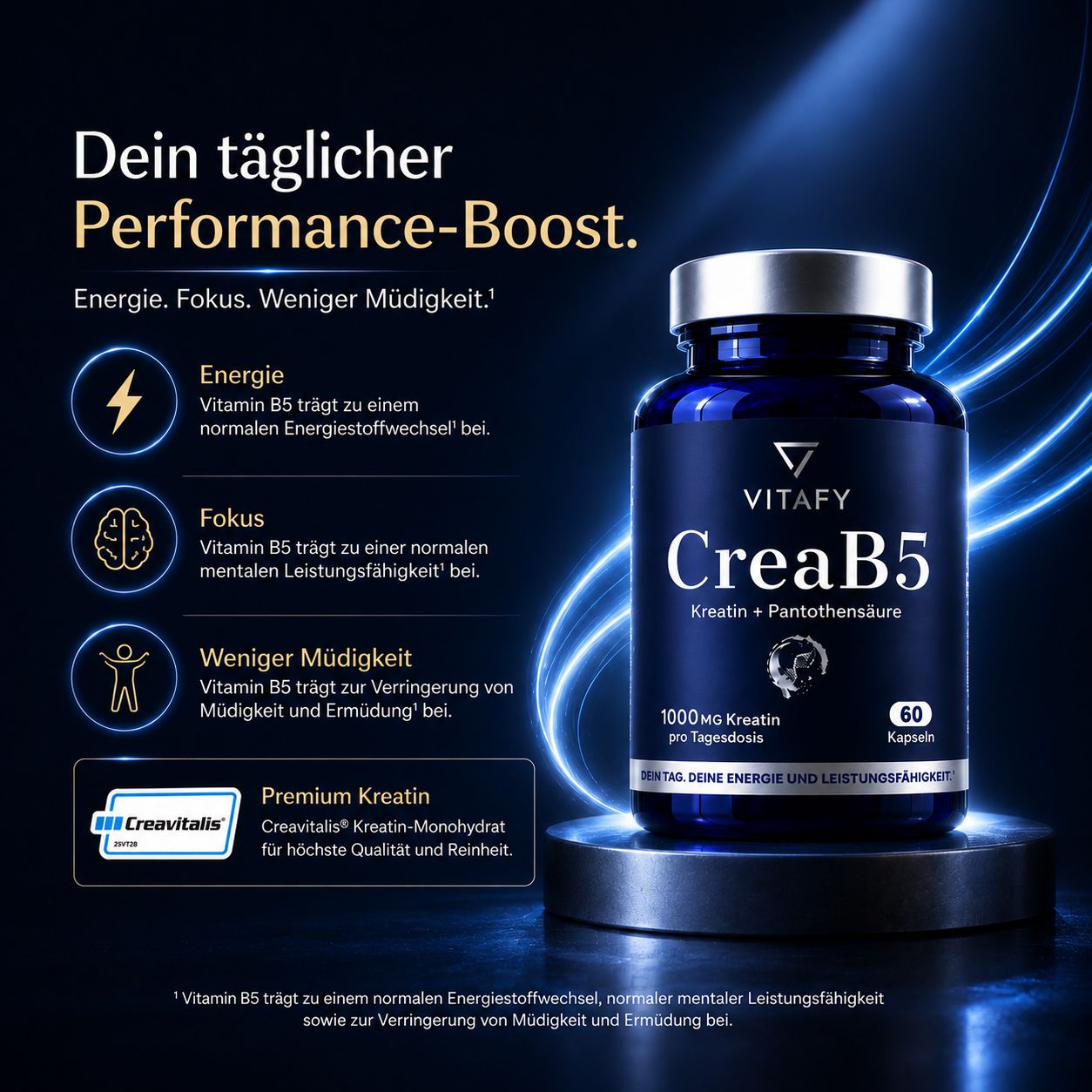 CreaB5 Energie Formel (60 Kapseln)