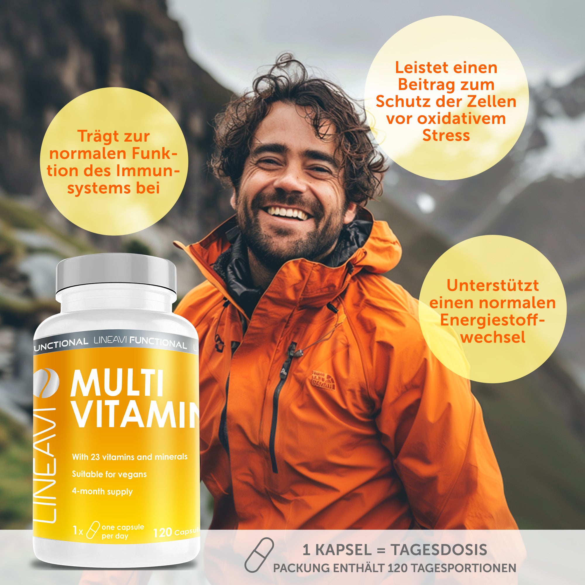 Multivitamin 8-Monatspackung (2x120 Kapseln)