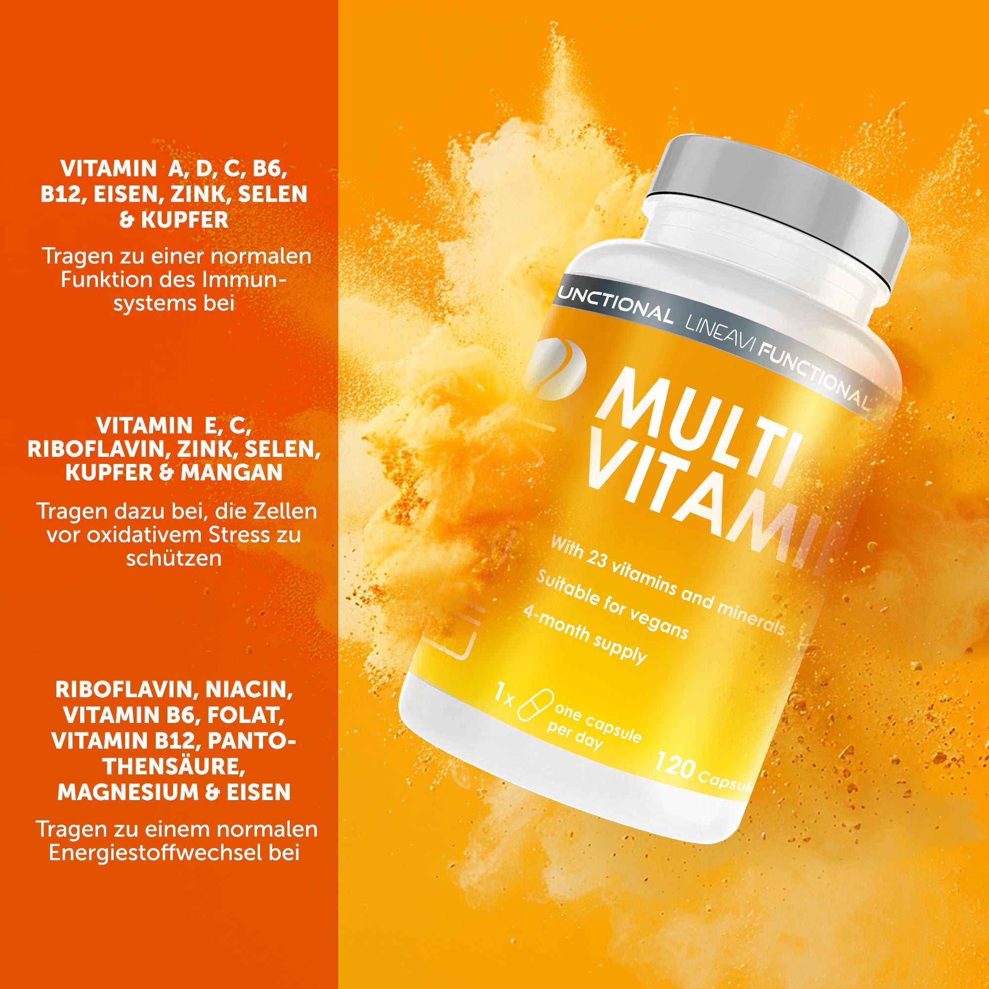 Multivitamin 8-Monatspackung (2x120 Kapseln)