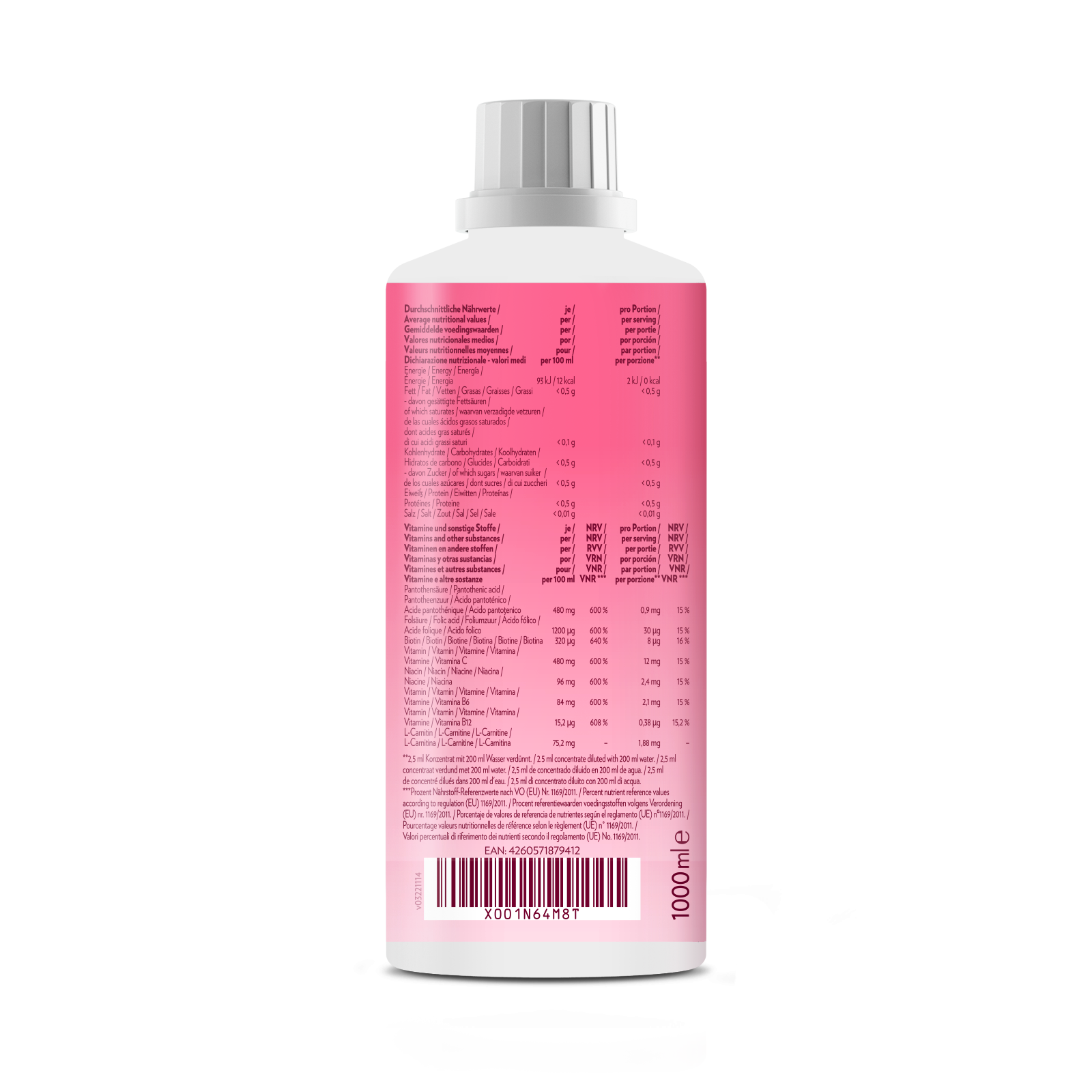 Zero Drink (1000ml) + Dosierspender