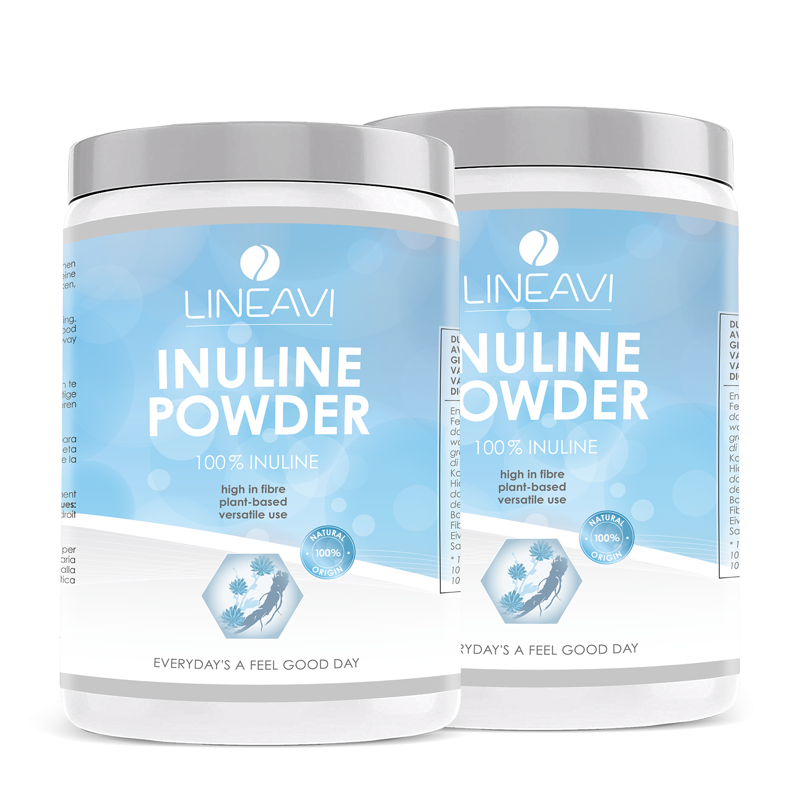 Doppelpack: LINEAVI Inulinpulver (2x500g)
