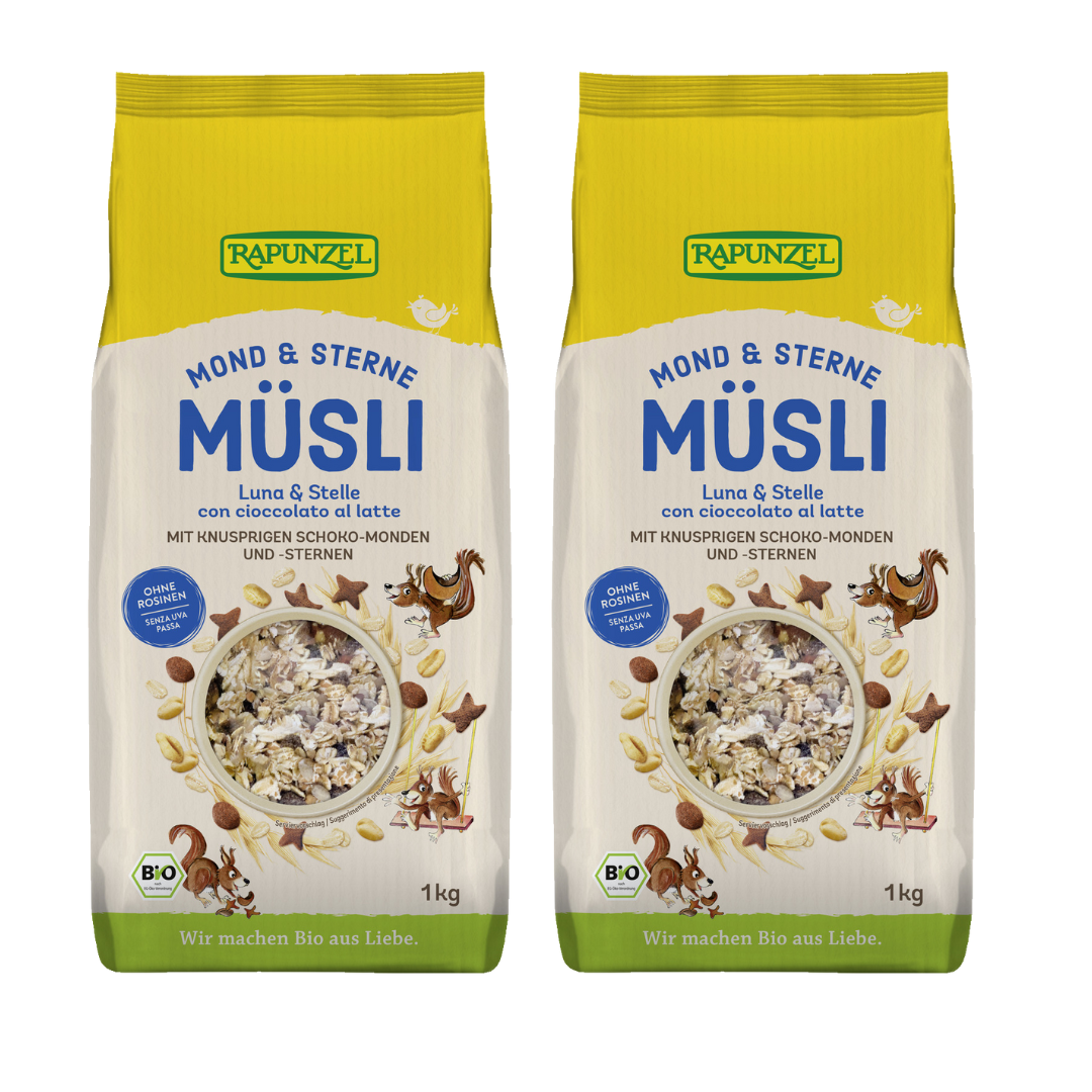 2 x Mond und Sterne Müsli (2x1000g)