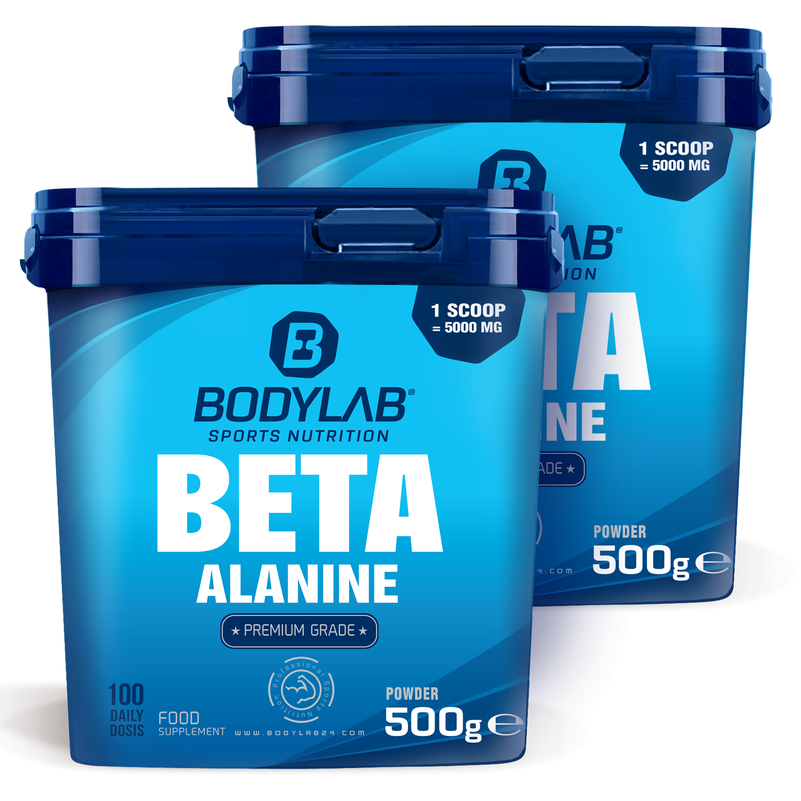 2 x Beta-Alanine (je 500g)