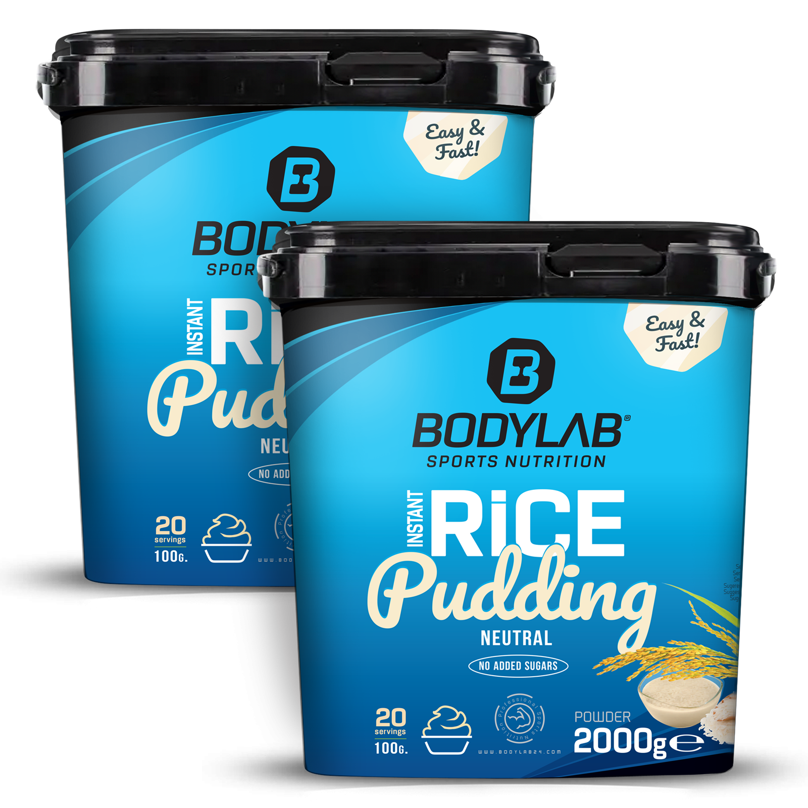 2 x Instant Rice Pudding (je 2000g)