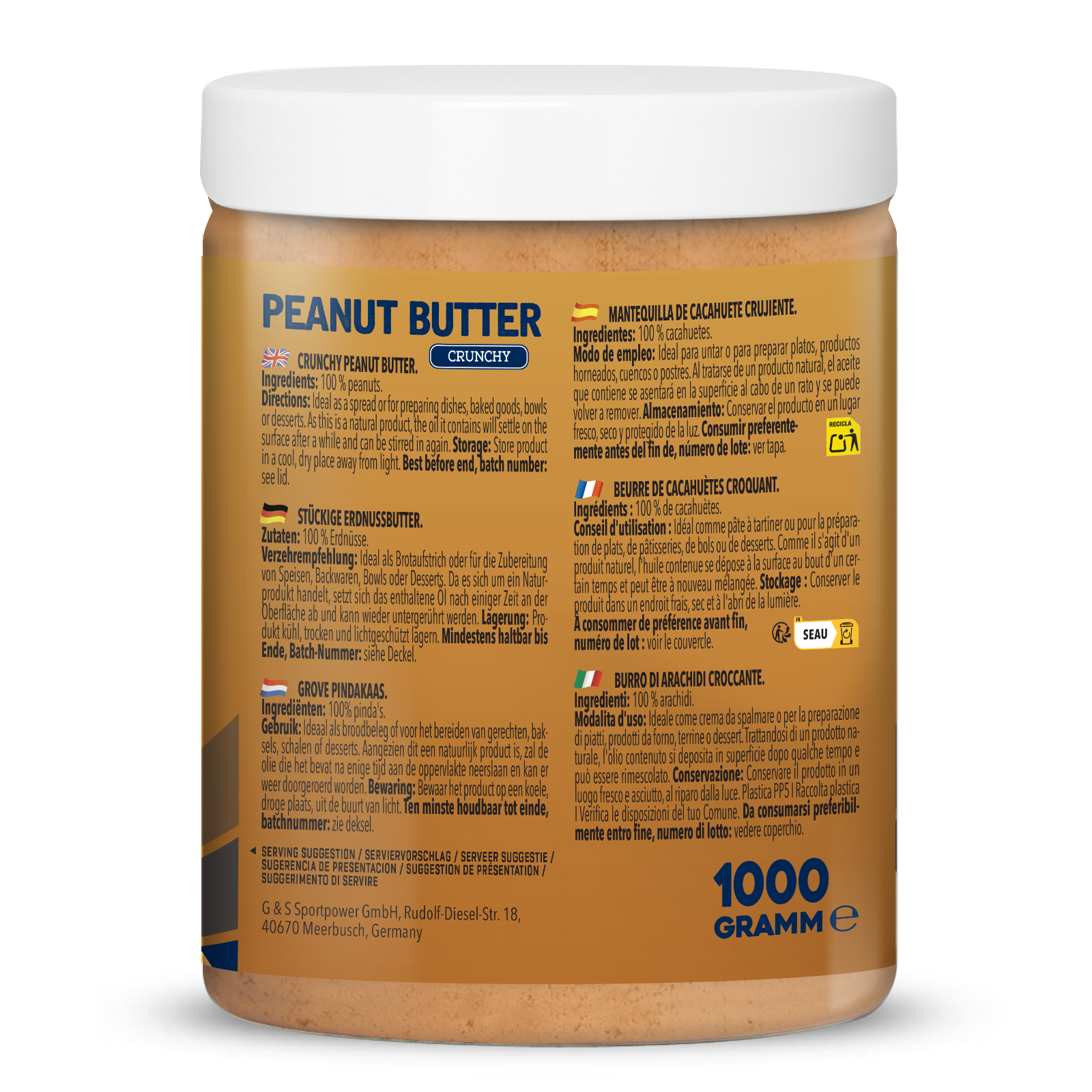 100% Peanut Butter (1000g)