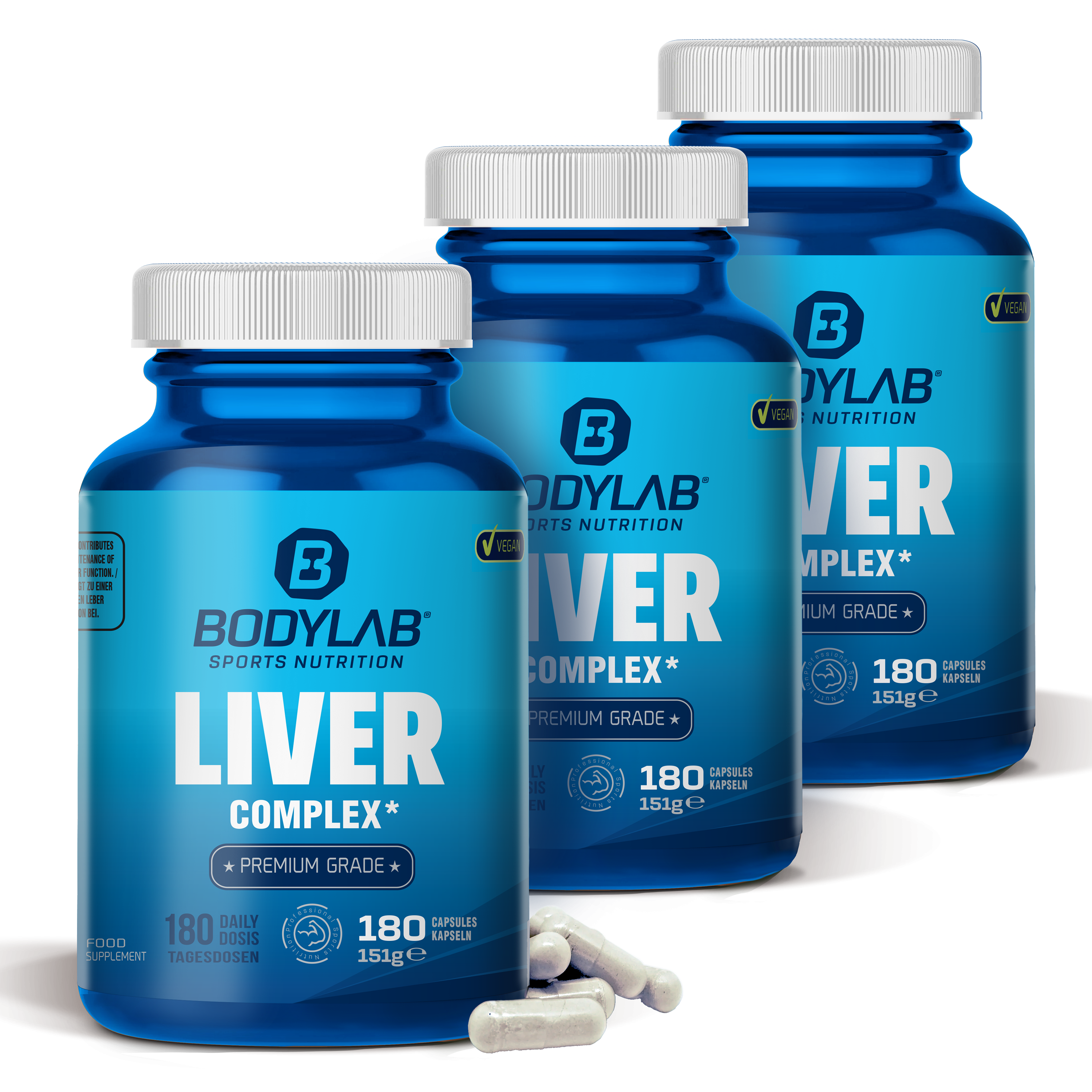 3 x Liver Complex (180 Kapseln)