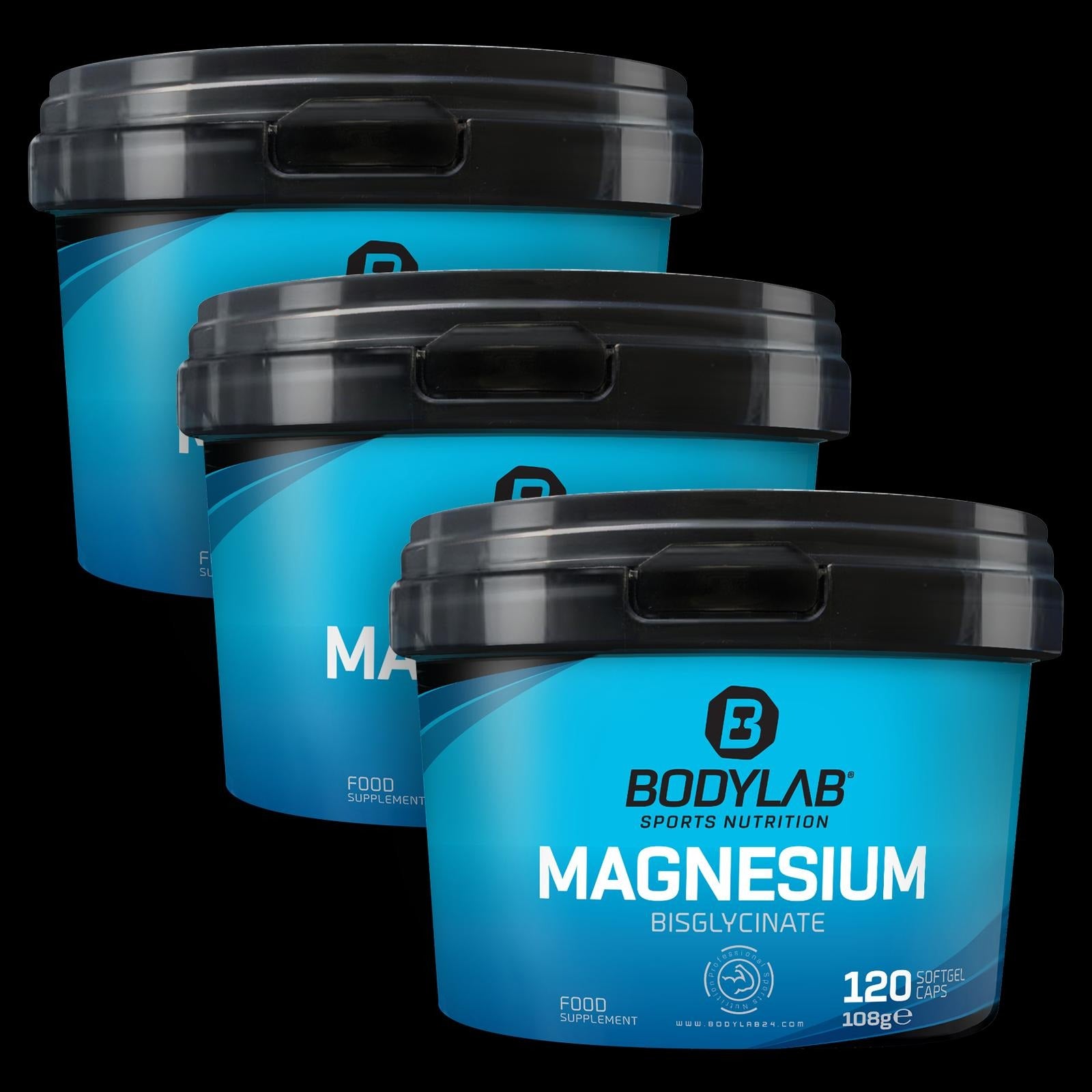 3 x Magnesium Bisglycinate (120 Kapseln)
