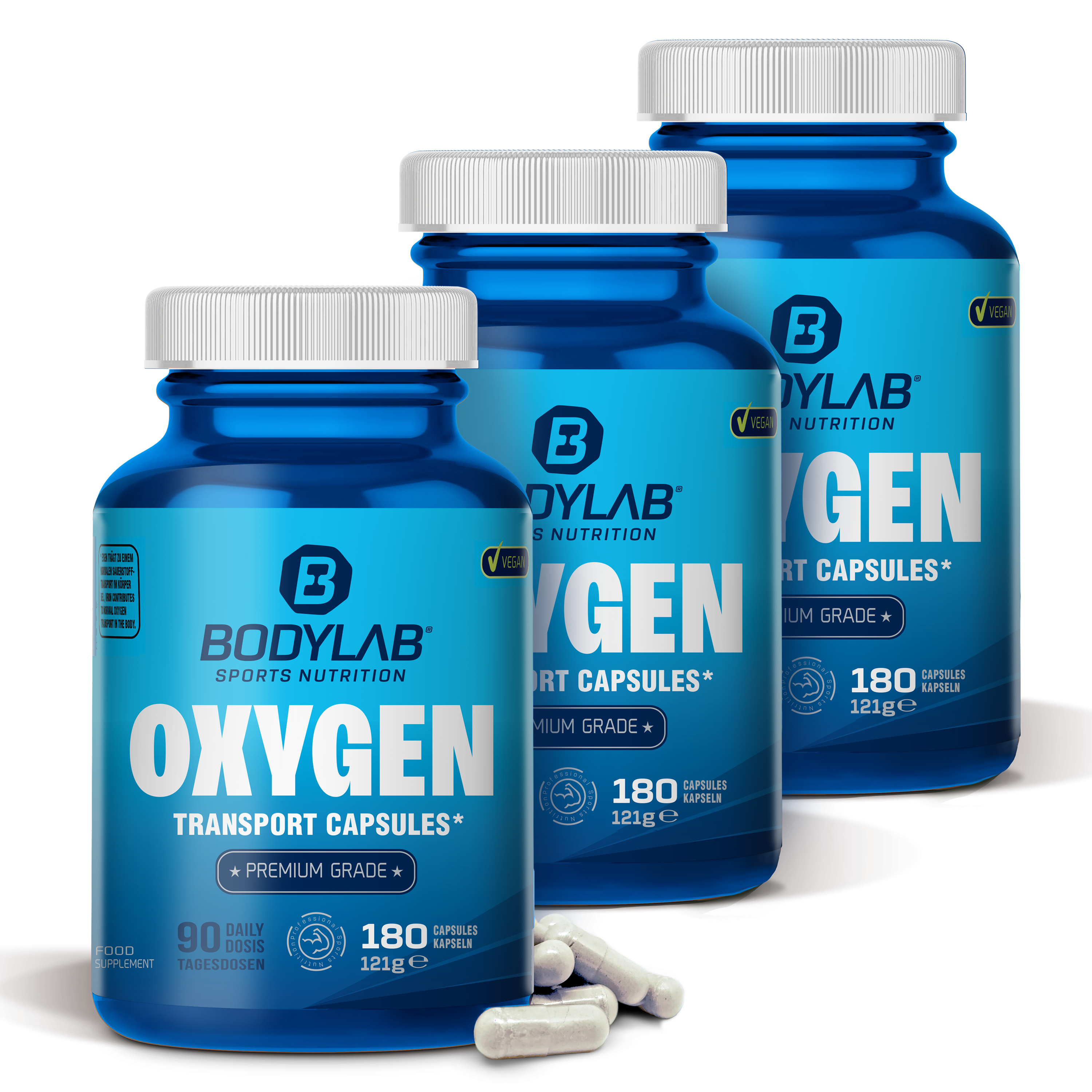 3 x Oxygen (180 Kapseln)