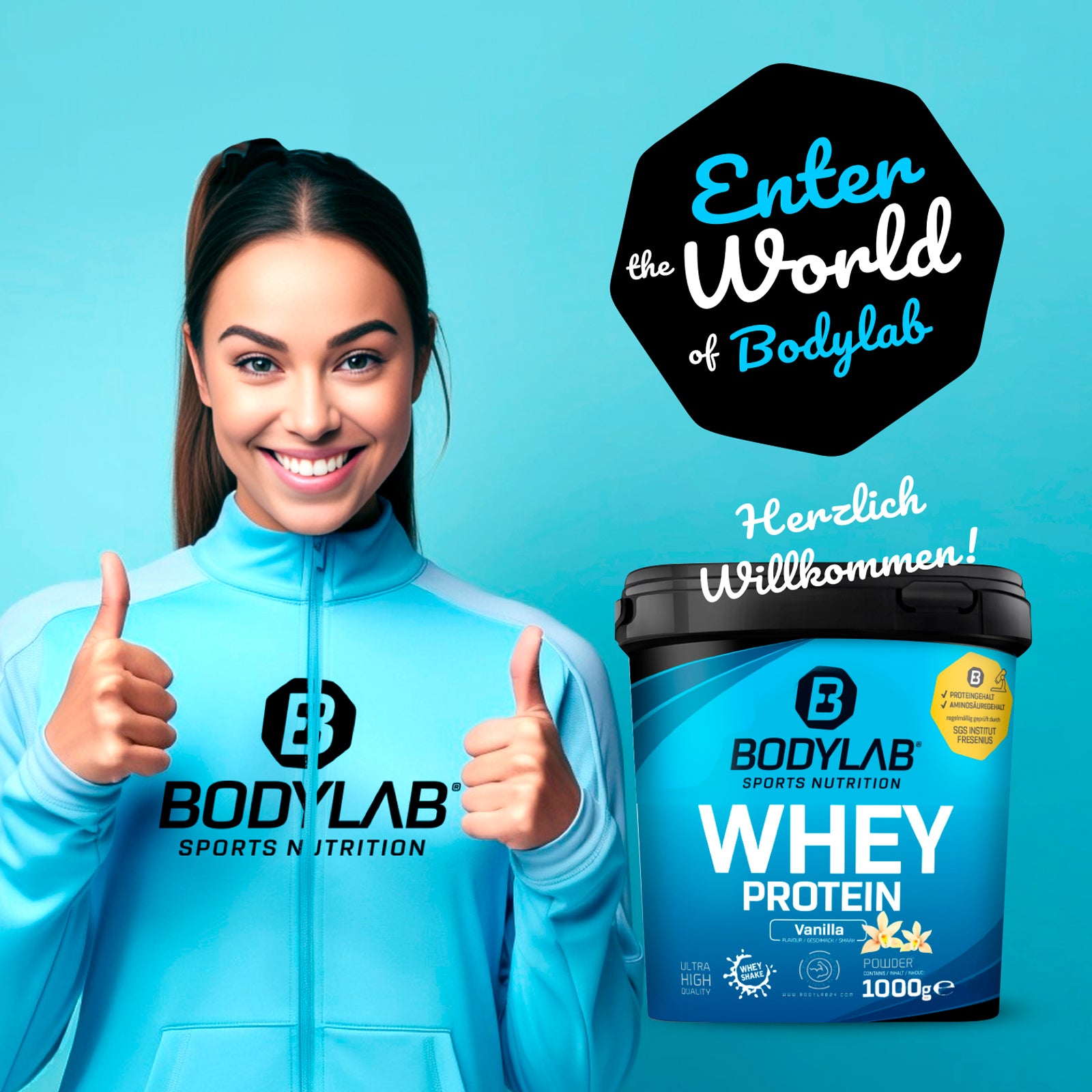 4x Whey Protein (4x1000g)