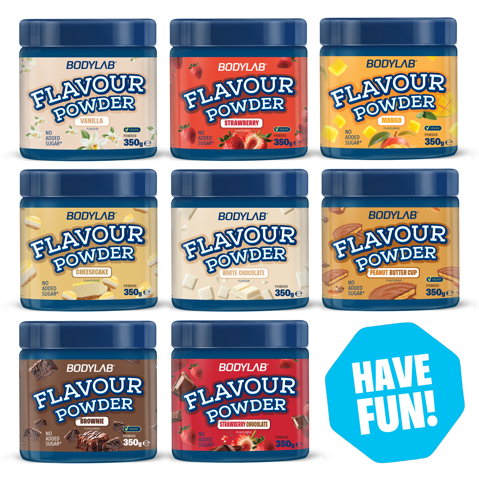 3 x Flavour Powder (350g)