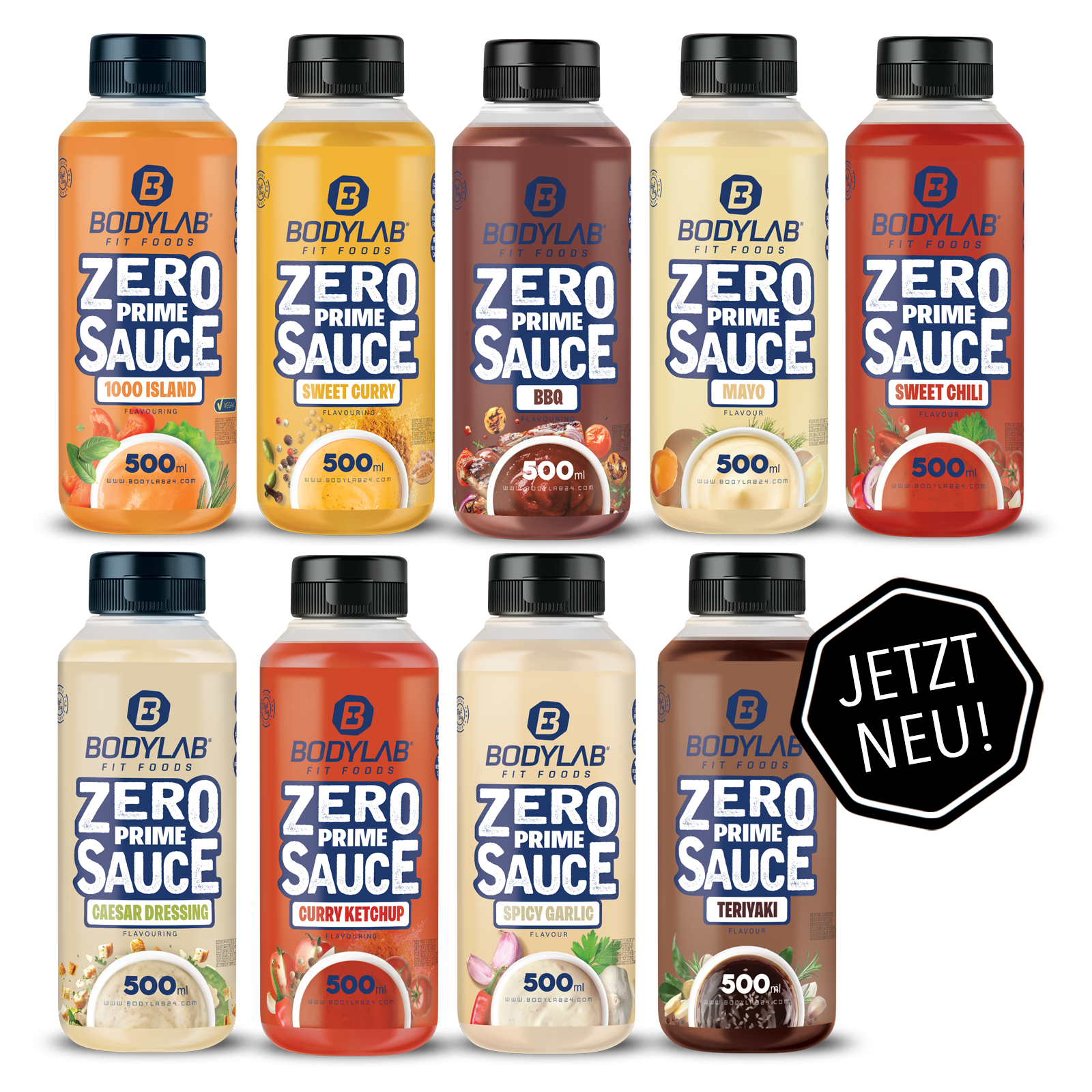 3 x ZERO PRIME Saucen (je 500ml)