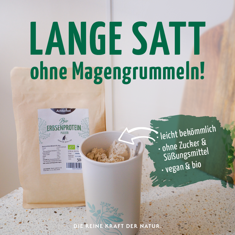 Erbsenprotein Pulver Bio (500g)