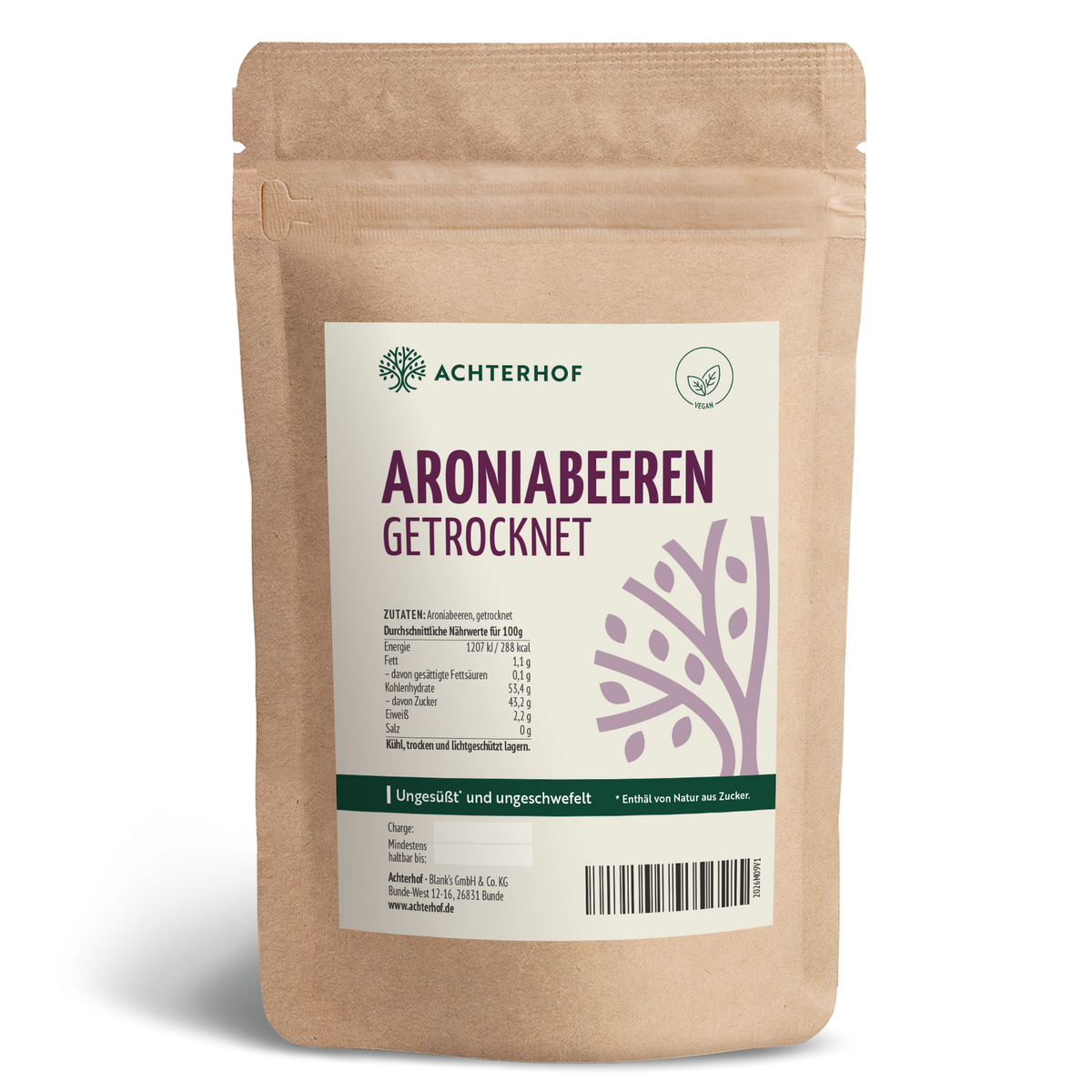Aroniabeeren getrocknet (500g)