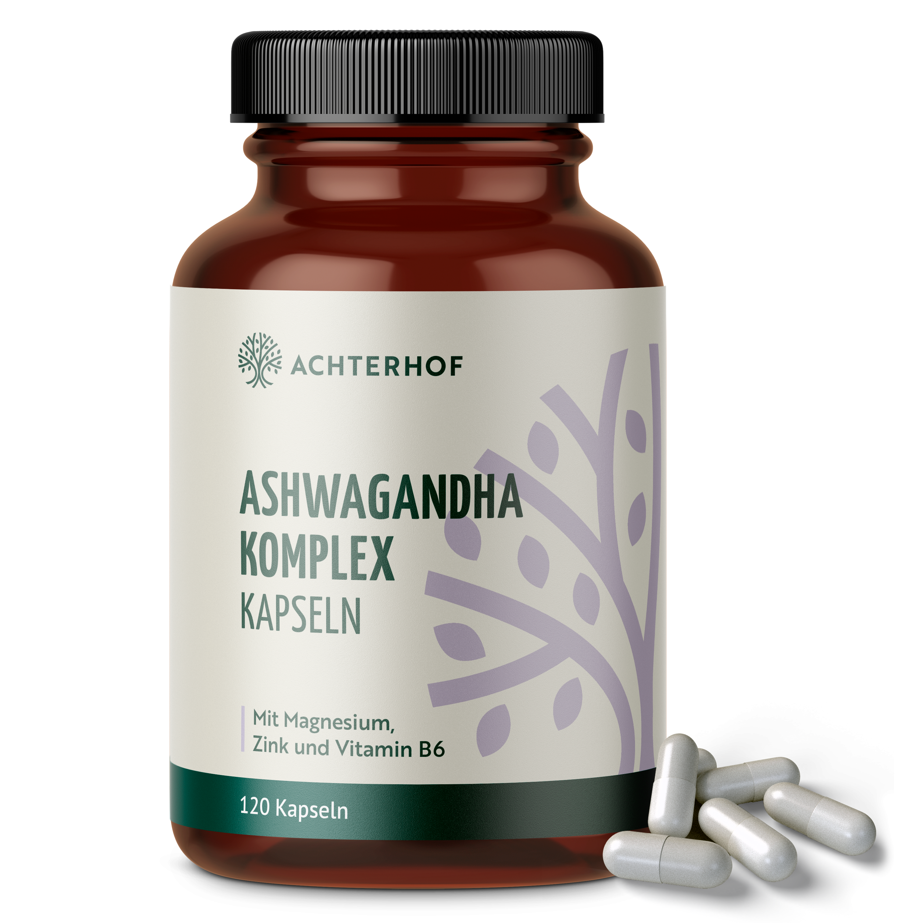 Mind & Body Support Ashwagandha Komplex (120 Kapseln)