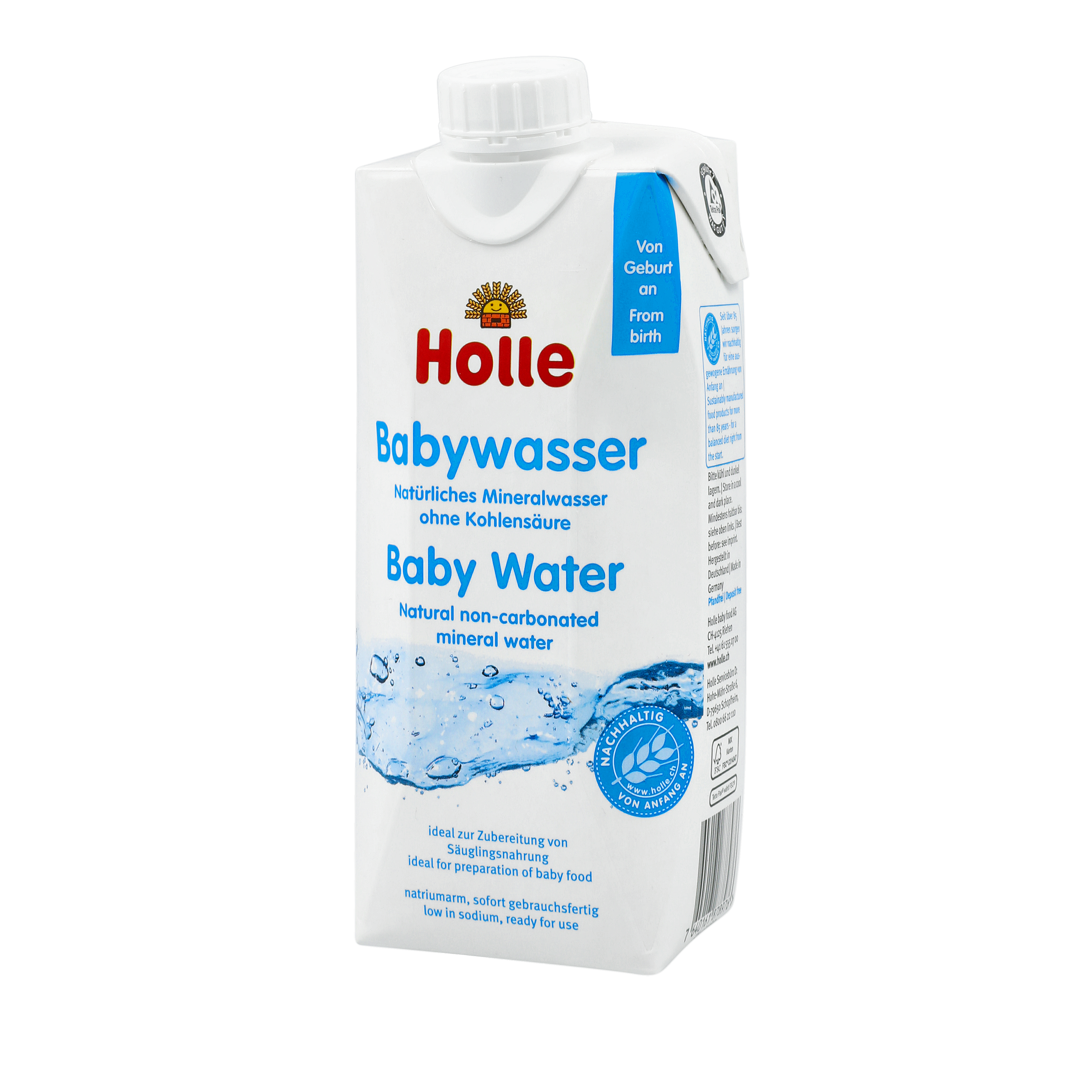 Babywasser - Natürliches Mineralwasser ohne Kohlensäure (500ml)