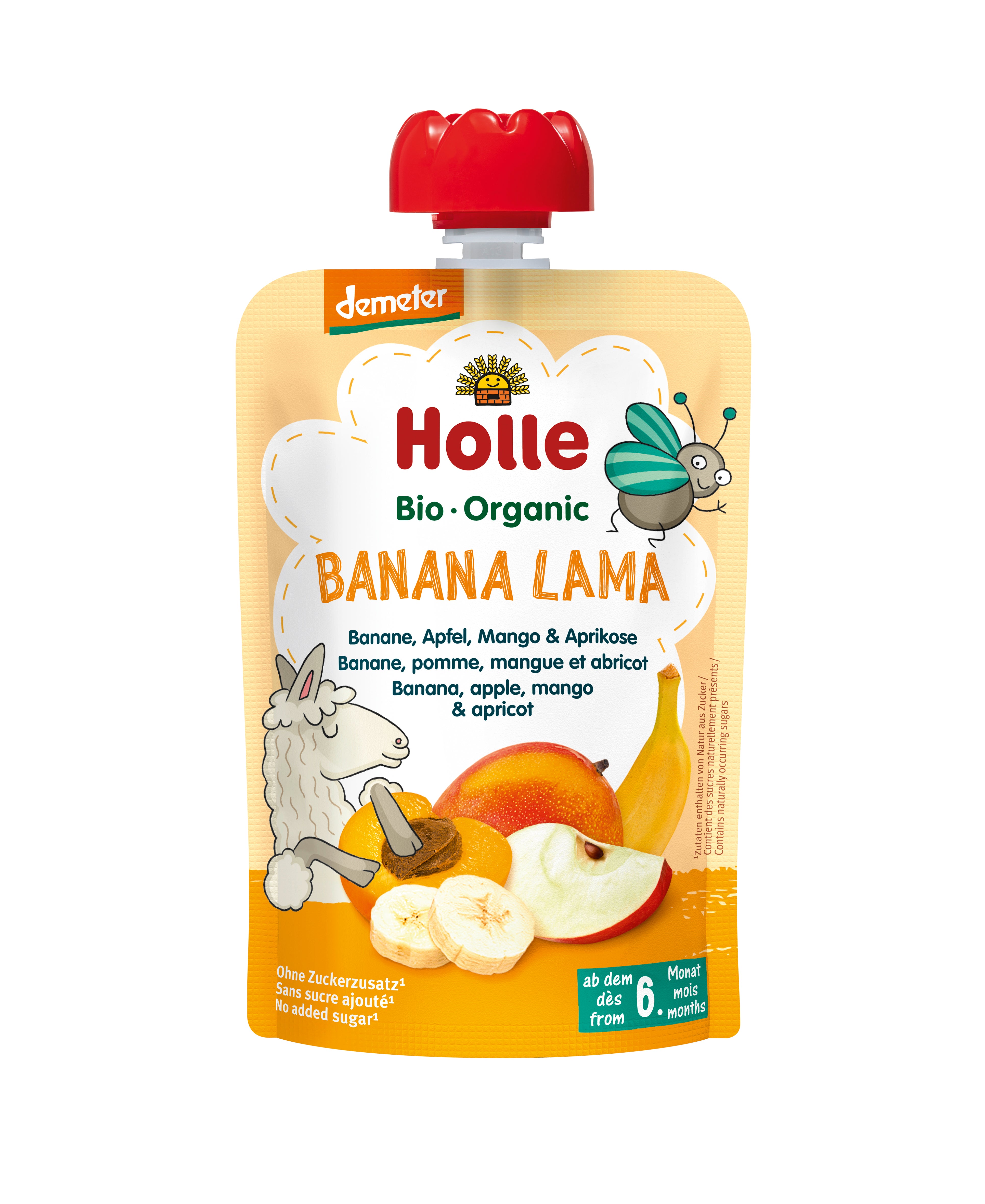 #Geschmack_Banane, Apfel, Mango & Aprikose