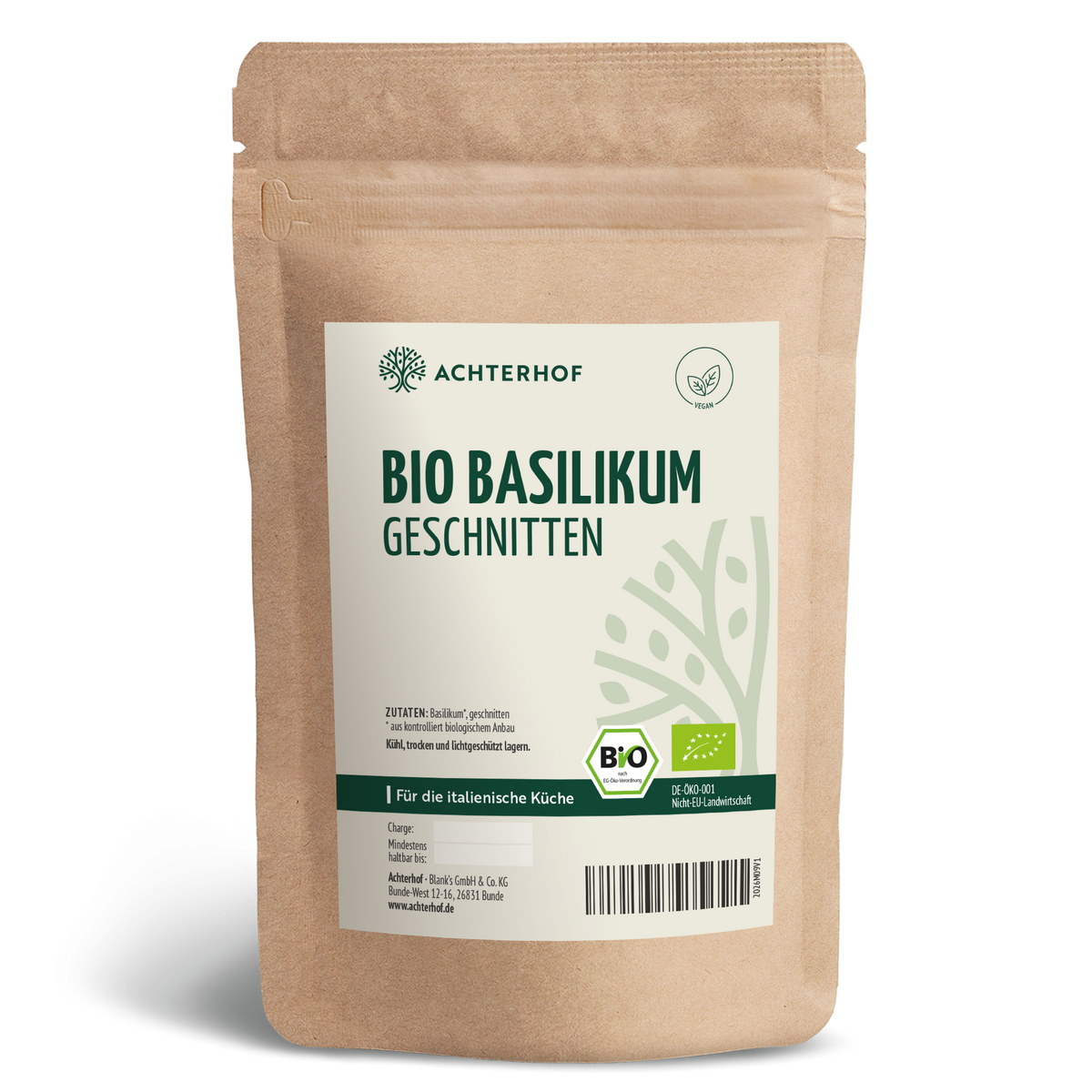 Basilikum geschnitten Bio (100g)