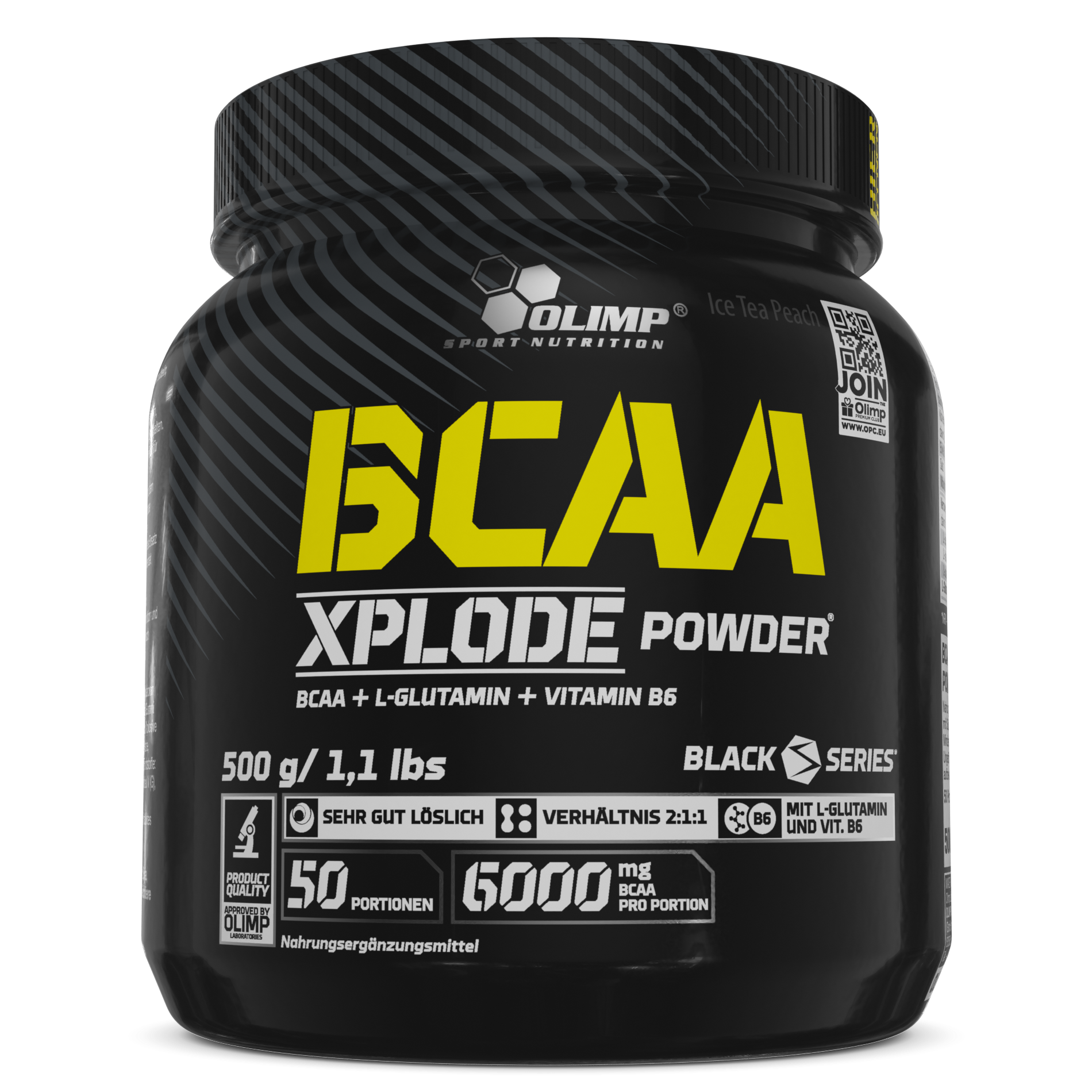 BCAA Xplode Powder (500g) Ice Tea Peach